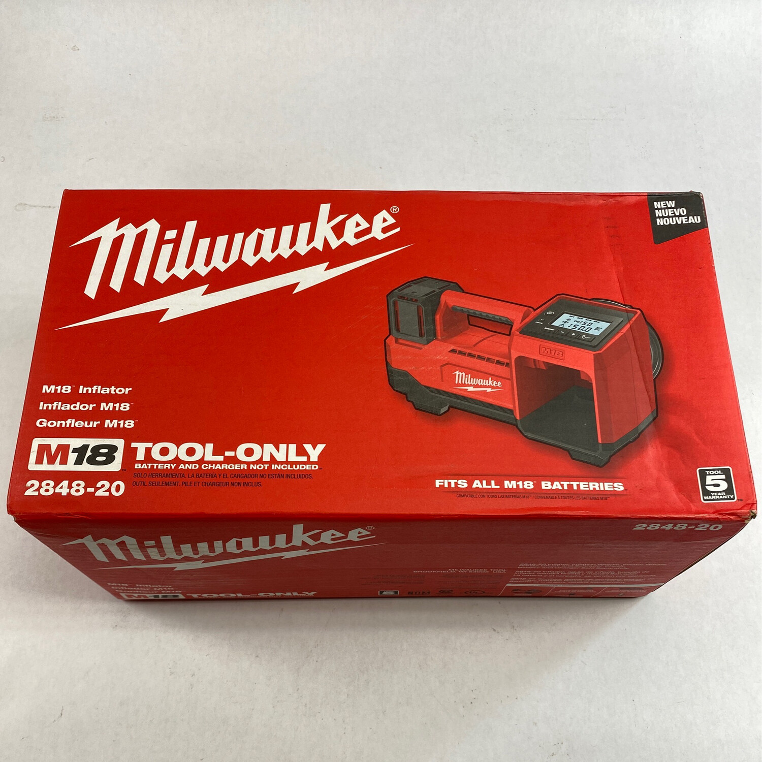 Milwaukee M18 Inflator (Tool Only) 2848-20
