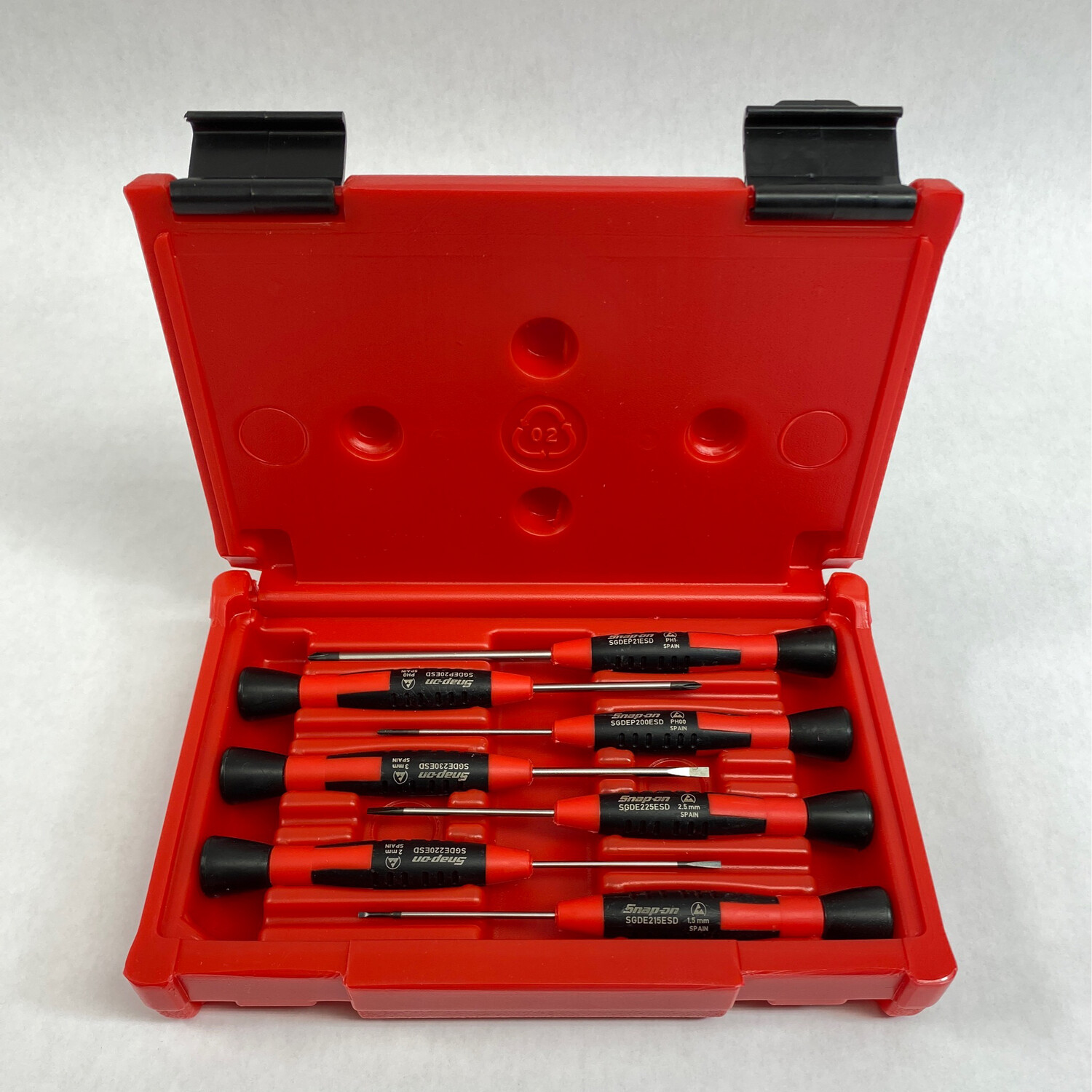 Snap On 7 Pc. Phillips & Flat Tip Electronic Miniature Screwdriver Set