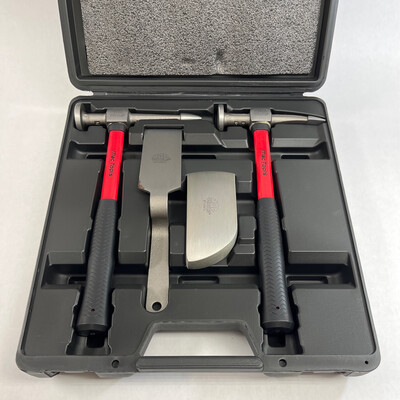 Mac Tools 4 Pc. Fiberglass Handled Hammer Auto Body Repair Tool Set, BTS4F