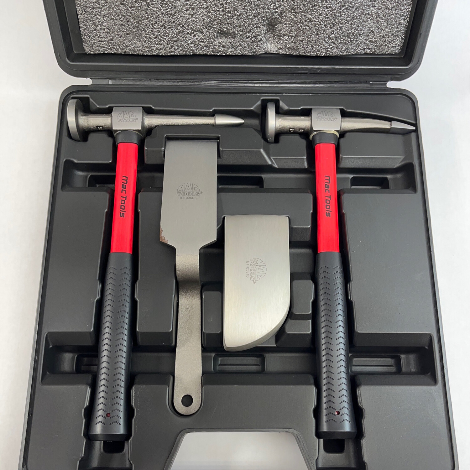 4-PC. Fiberglass-Handled Hammer Auto Body Repair Tool Set