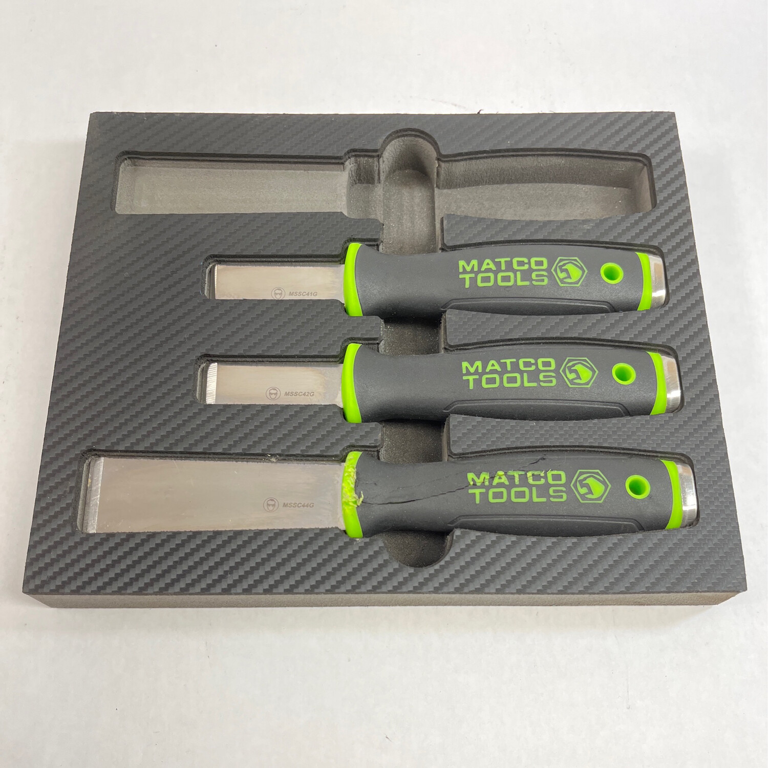 Matco Tools 3 Pc. Striking Handle Scraper Set, MSSC4G