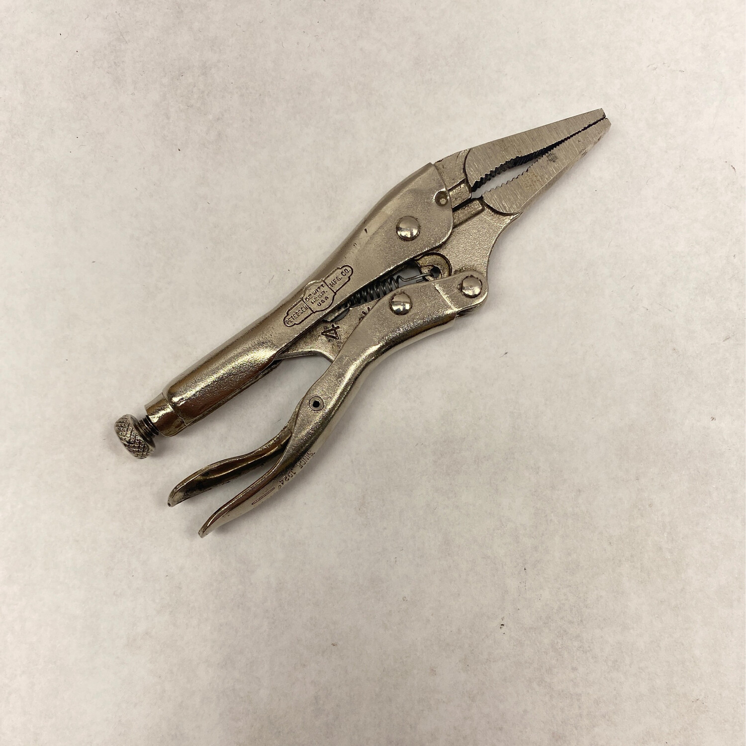 Irwin Vise Grip USA 4” Long Nose Locking Pliers, 4LN