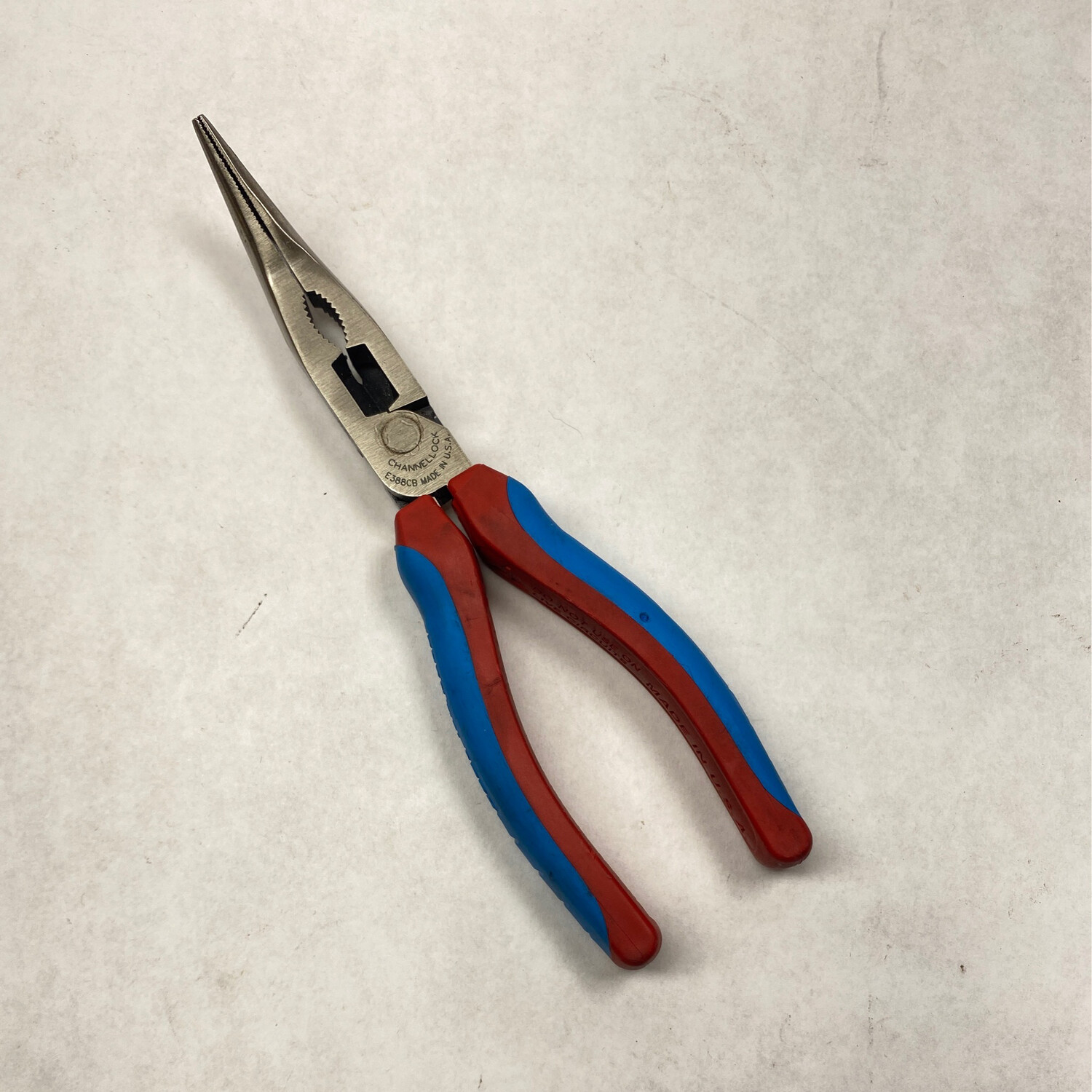Channellock Angled Long Nose Pliers, E388CB