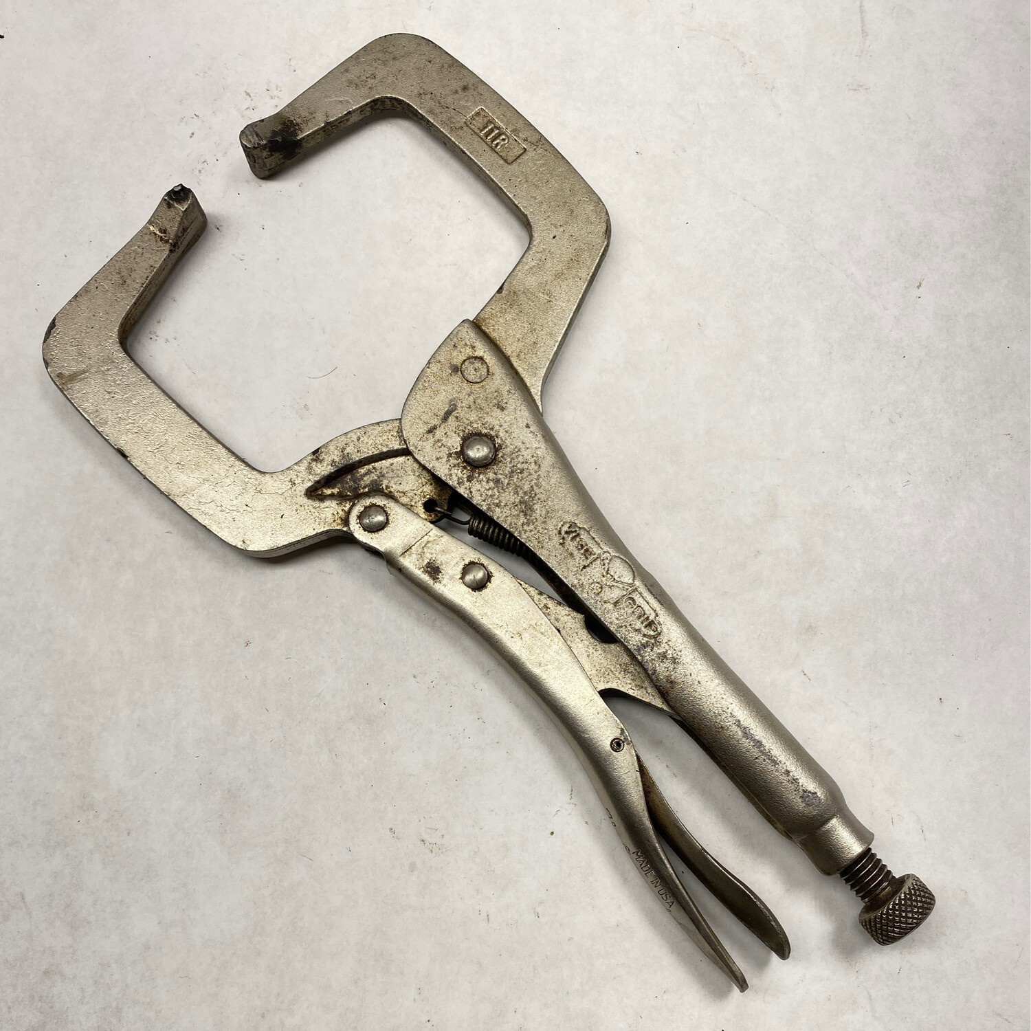 Irwin Vice Grip USA 11” C-Clamp Locking Pliers, 11R