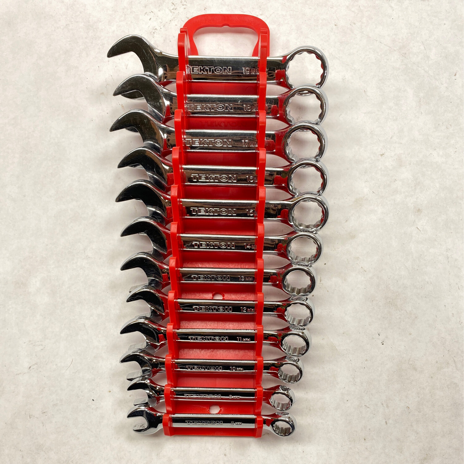 Tekton 12pc. Metric Stubby Combination Wrench Set Shop Tool Swapper