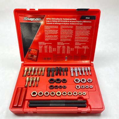 Snap On 48pc. Master Rethreading Tap And Die Set, RTD48