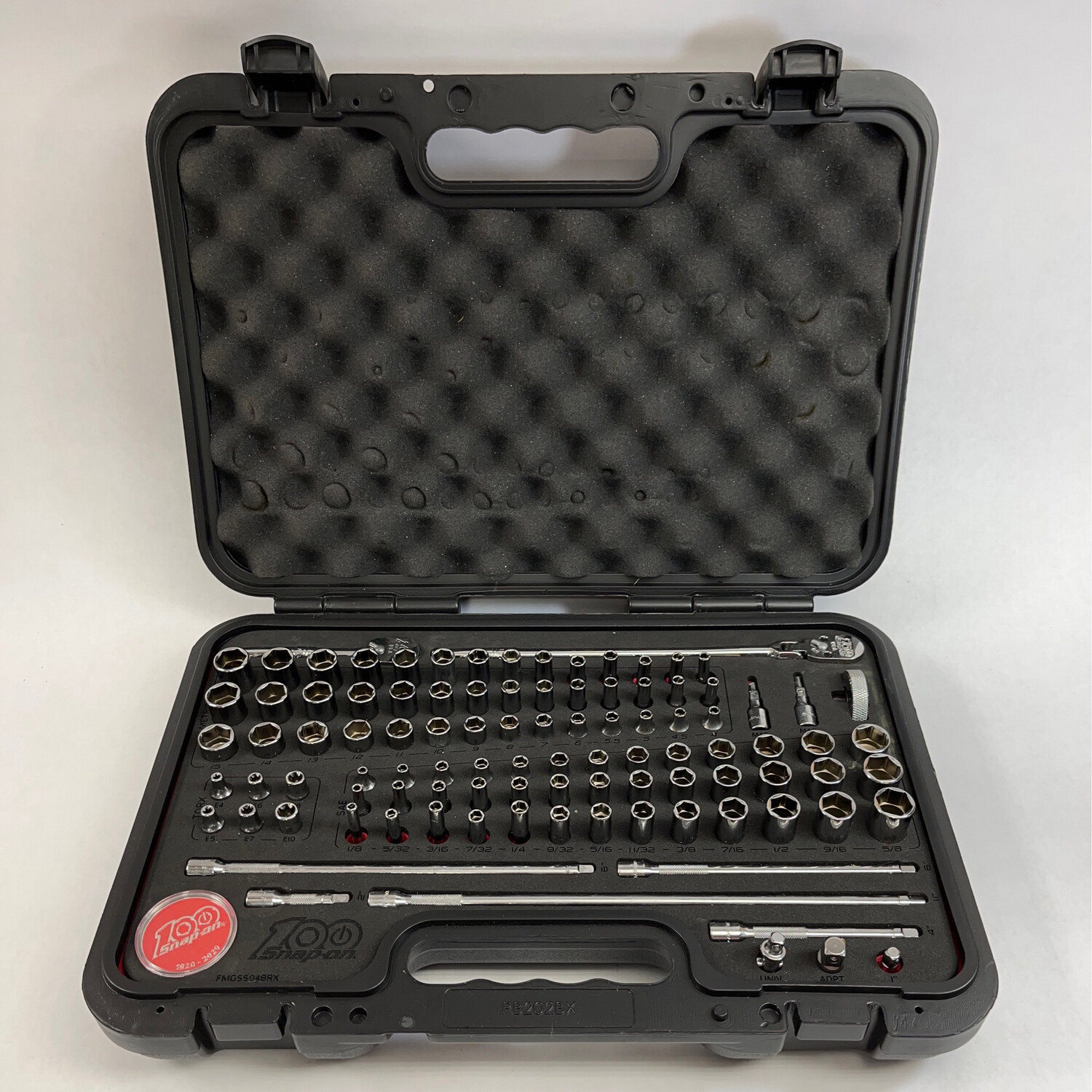 Snap On 100 Pc. 1/4” Drive 100th Edition Metric/SAE General Service Set, SS203504