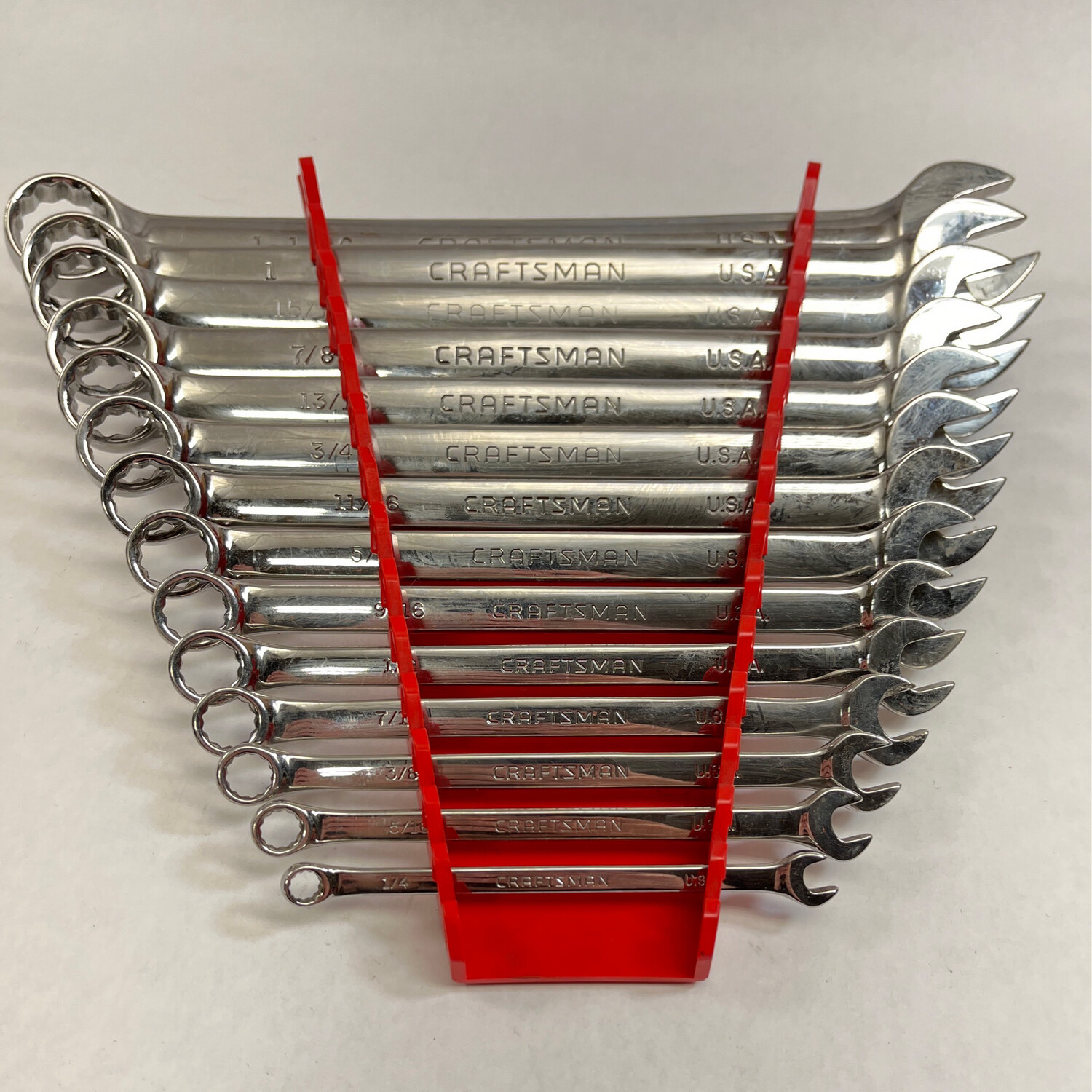 Craftsman USA 14 Pc. Combination Wrench SAE 12-Point (1/4”- 1-1/16”)