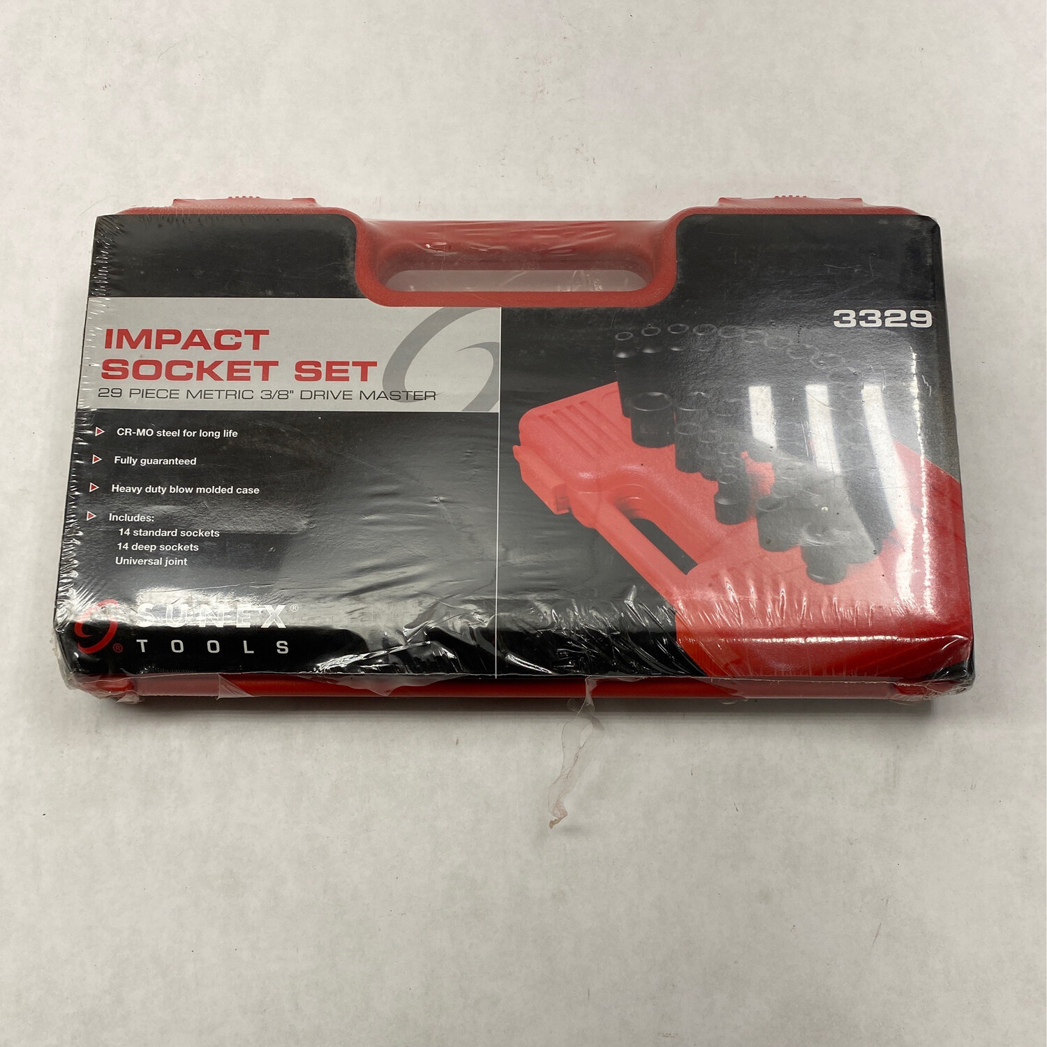Sunex Tools 29pc. 3/8” Drive Metric Impact Socket Set, 3329