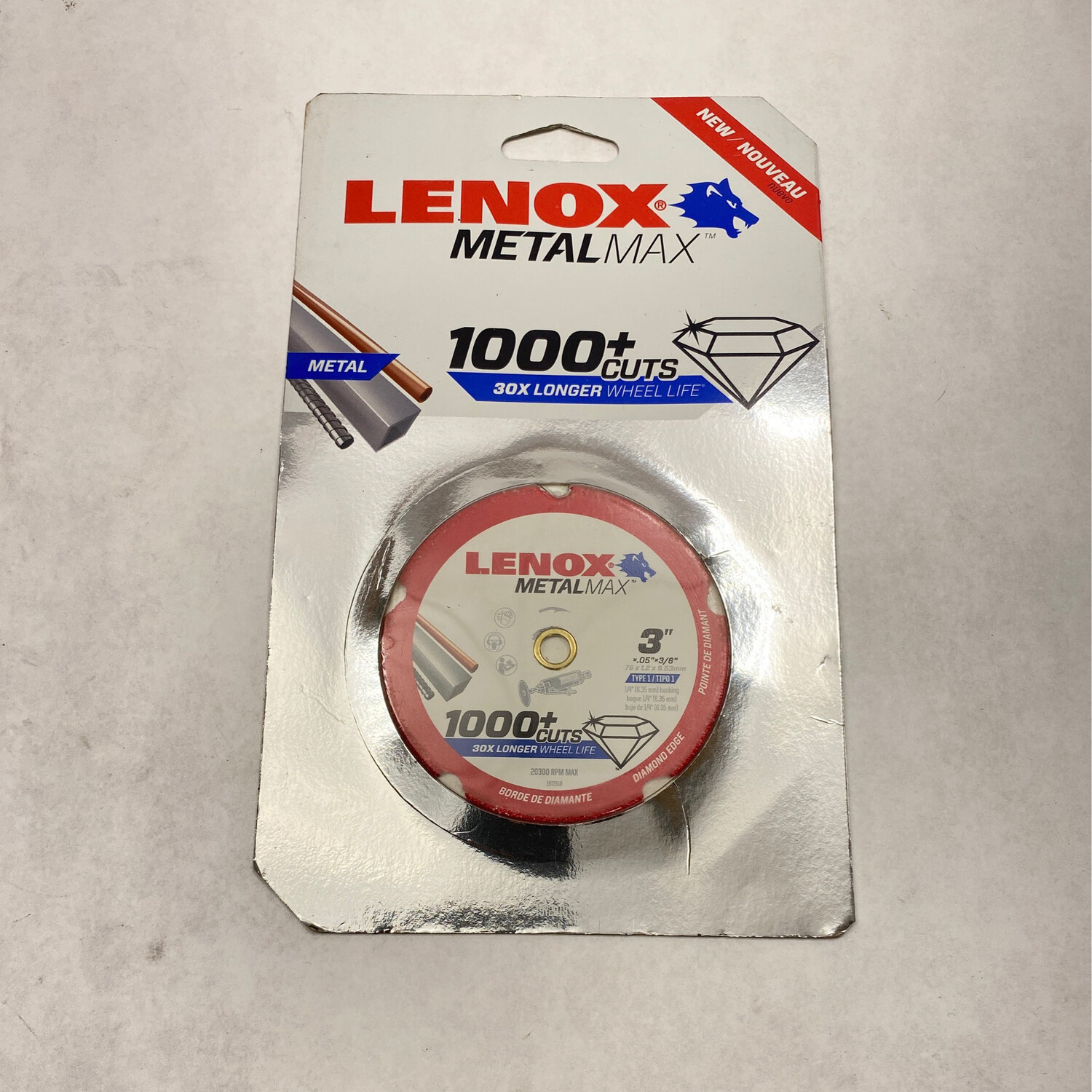Lenox Tools 3-inch Diamond Edge Cutting Wheel, 1972918