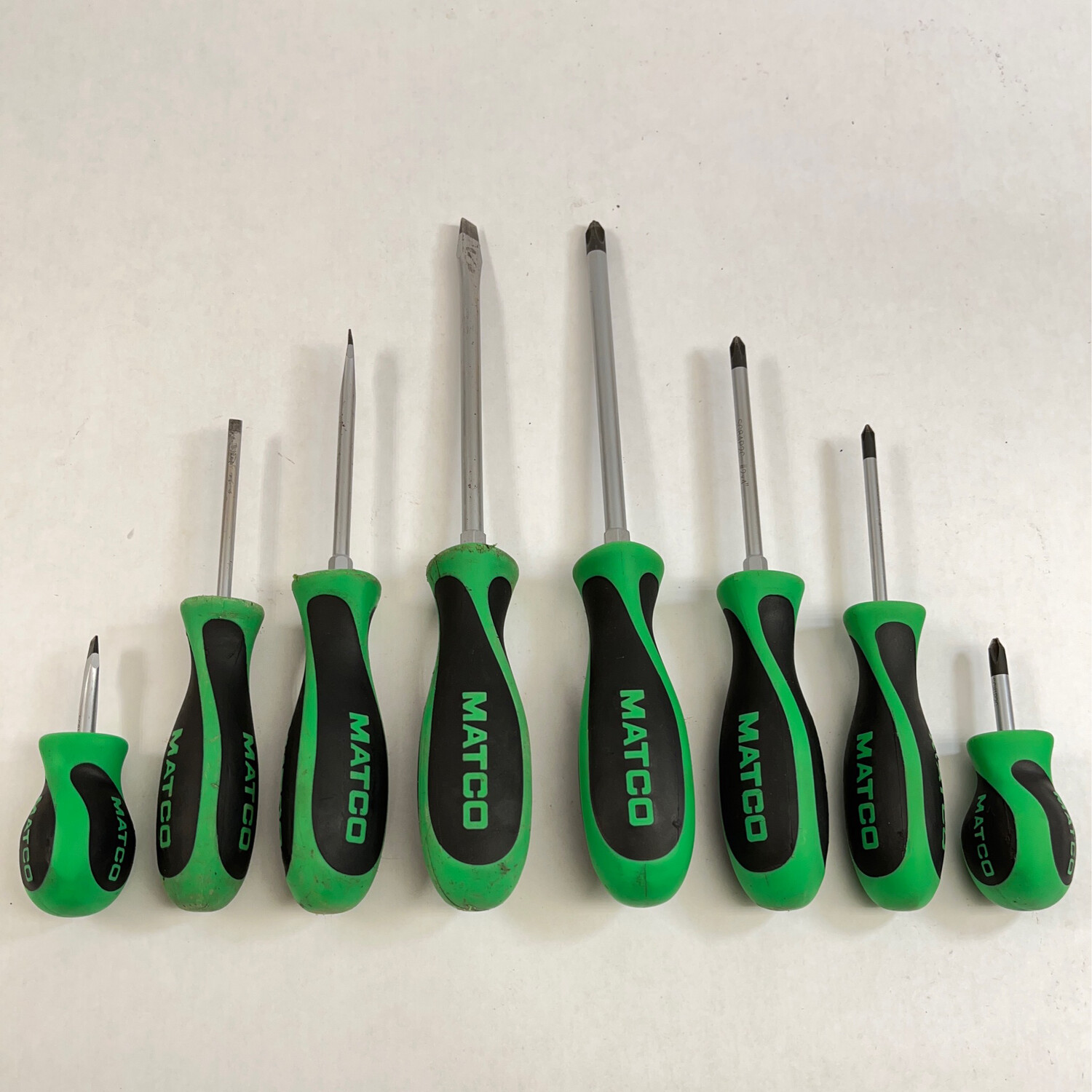 Matco Tools 8 Pc. Screwdriver Set, SSG8C Shop Tool Swapper