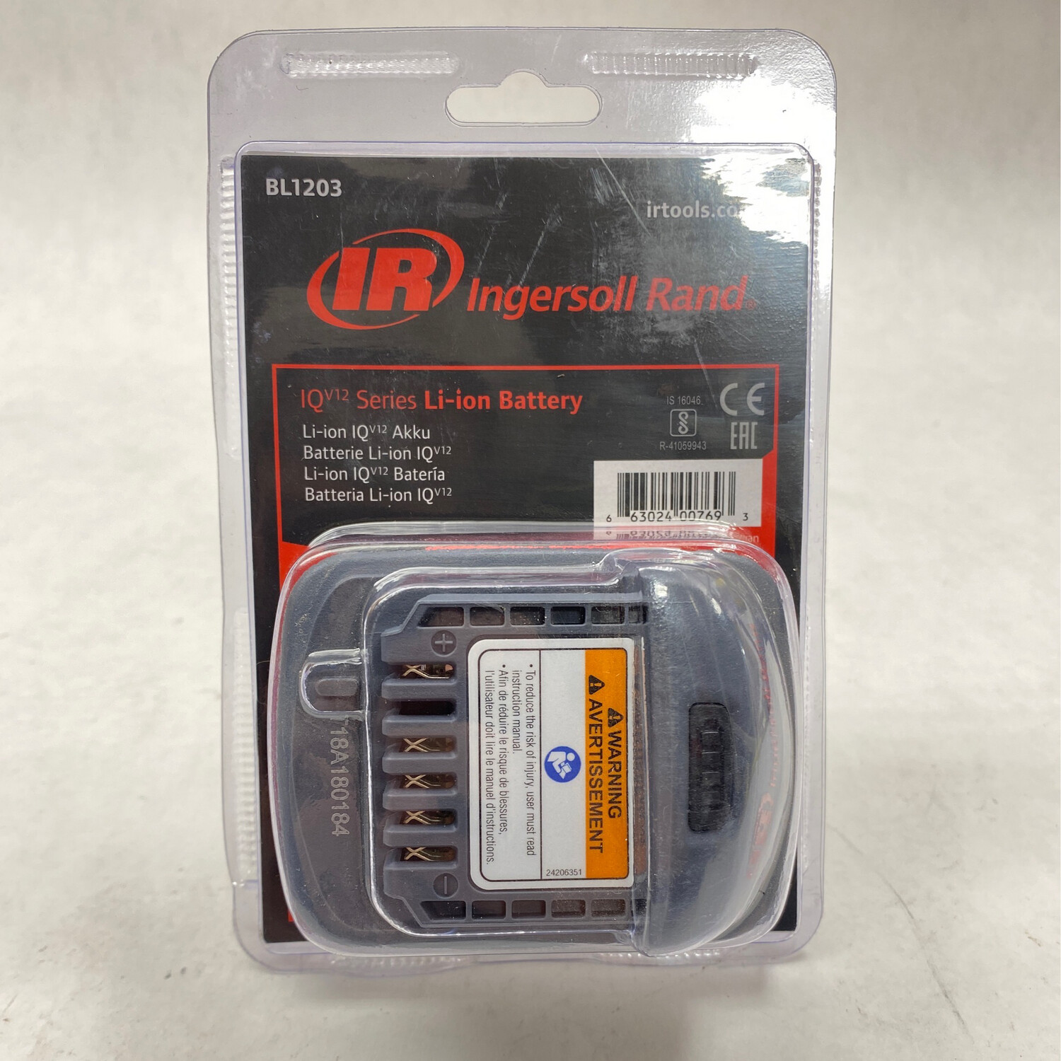 Ingersoll Rand 12V 2.0ah IQV Battery