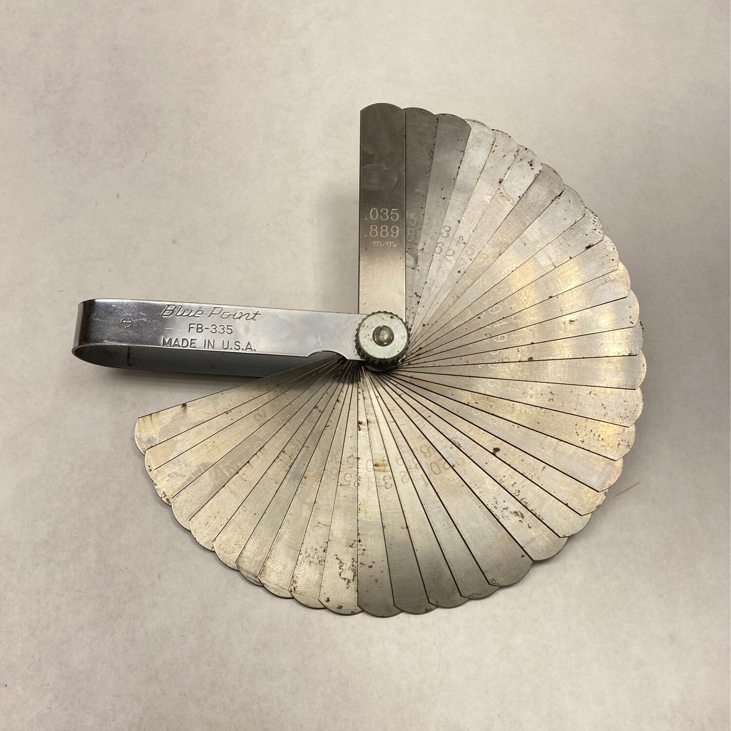 Blue Point SAE/Metric Feeler Gauge Set, FB335 Shop Tool Swapper