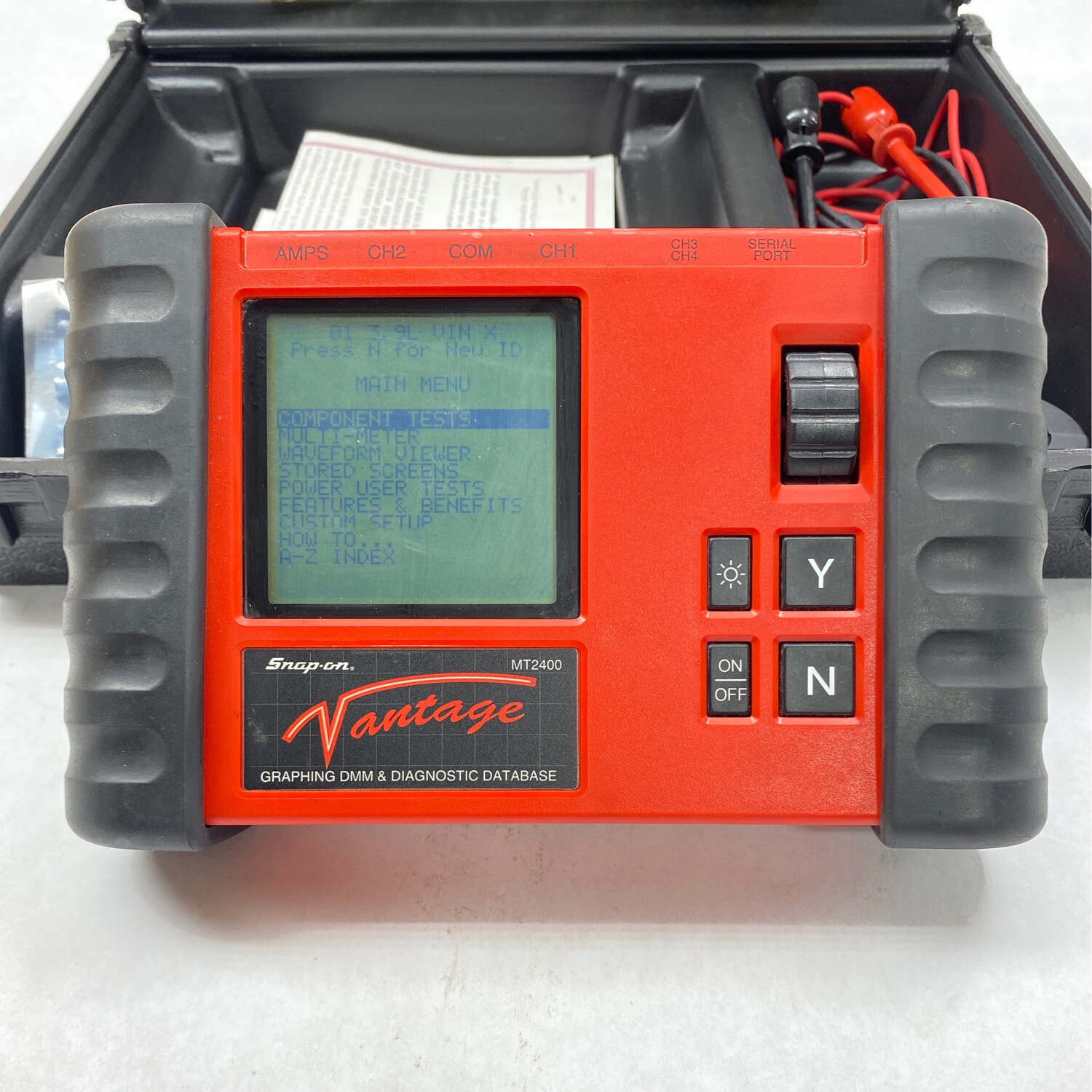 Snap On Vantage Diagnostic Power Graphing Meter, MT2400 Shop Tool