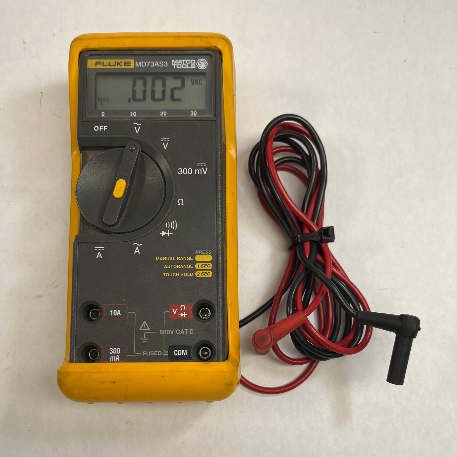 Fluke Matco Tools Digital Multimeter, MD73AS3 Shop Tool Swapper