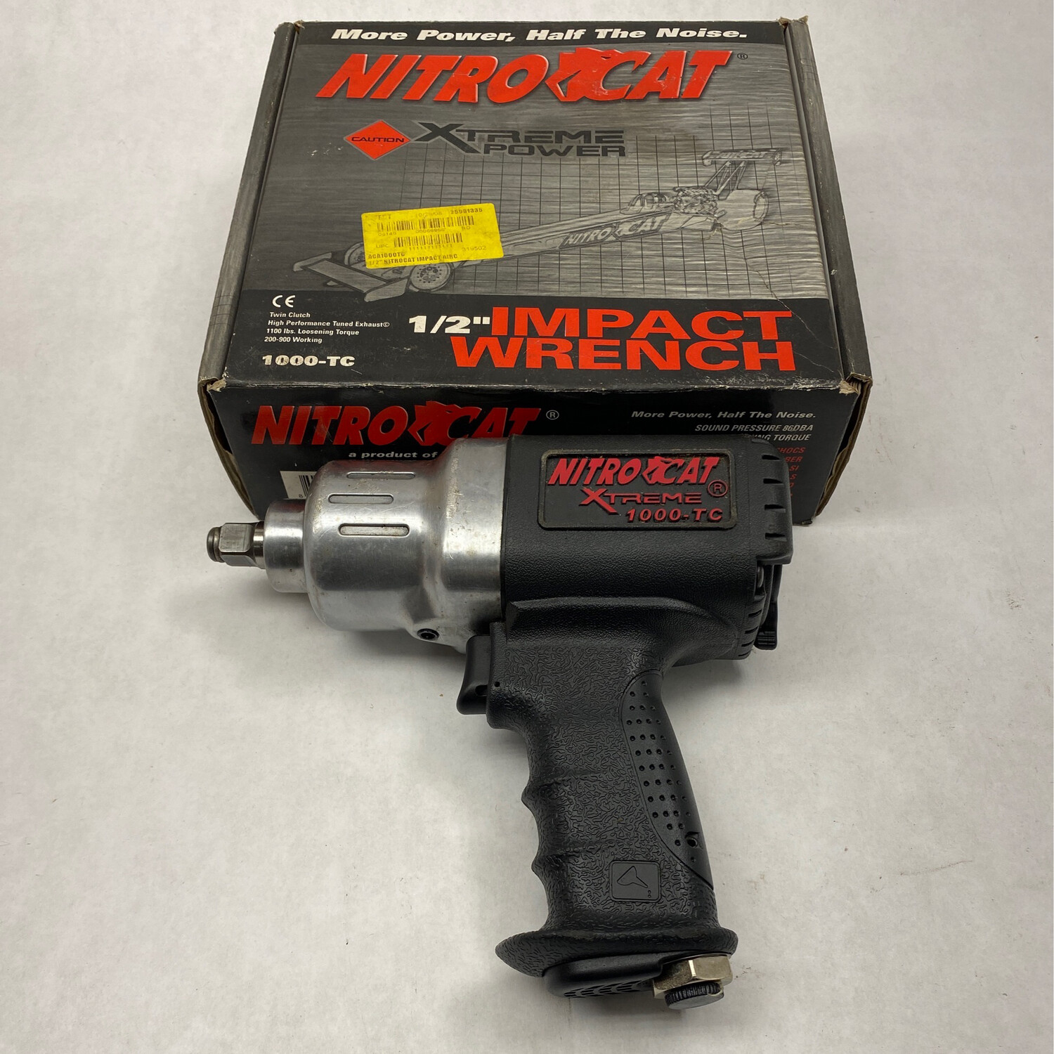 Aircat Nitro 1/2” Drive Twin Clutch Impact Wrench, 1000-TC