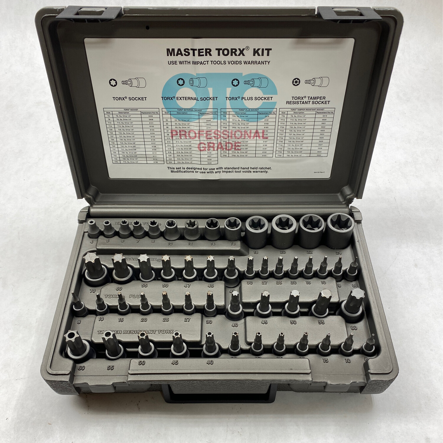 Otc master torx set discount