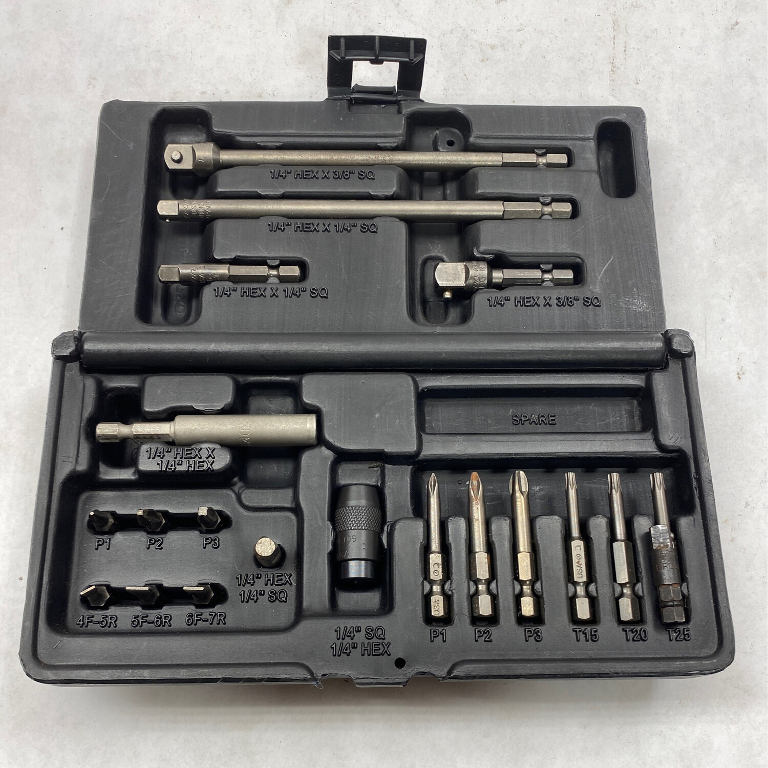 Snap On 19pc. 1/4” Drive Extension And Bit Set, SDMEXT19K