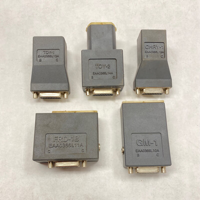 Snap on Mt2500 5pc. Scanner Adapters(TOY-1, TOY-2, FRD-1B, CHRY-1, GM-1)