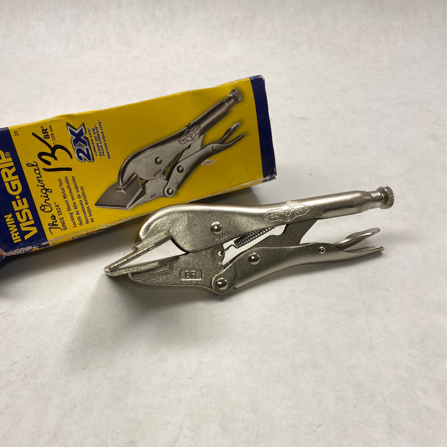 Irwin Vise Grip Sheet Metal Tool Locking Pliers, 8R
