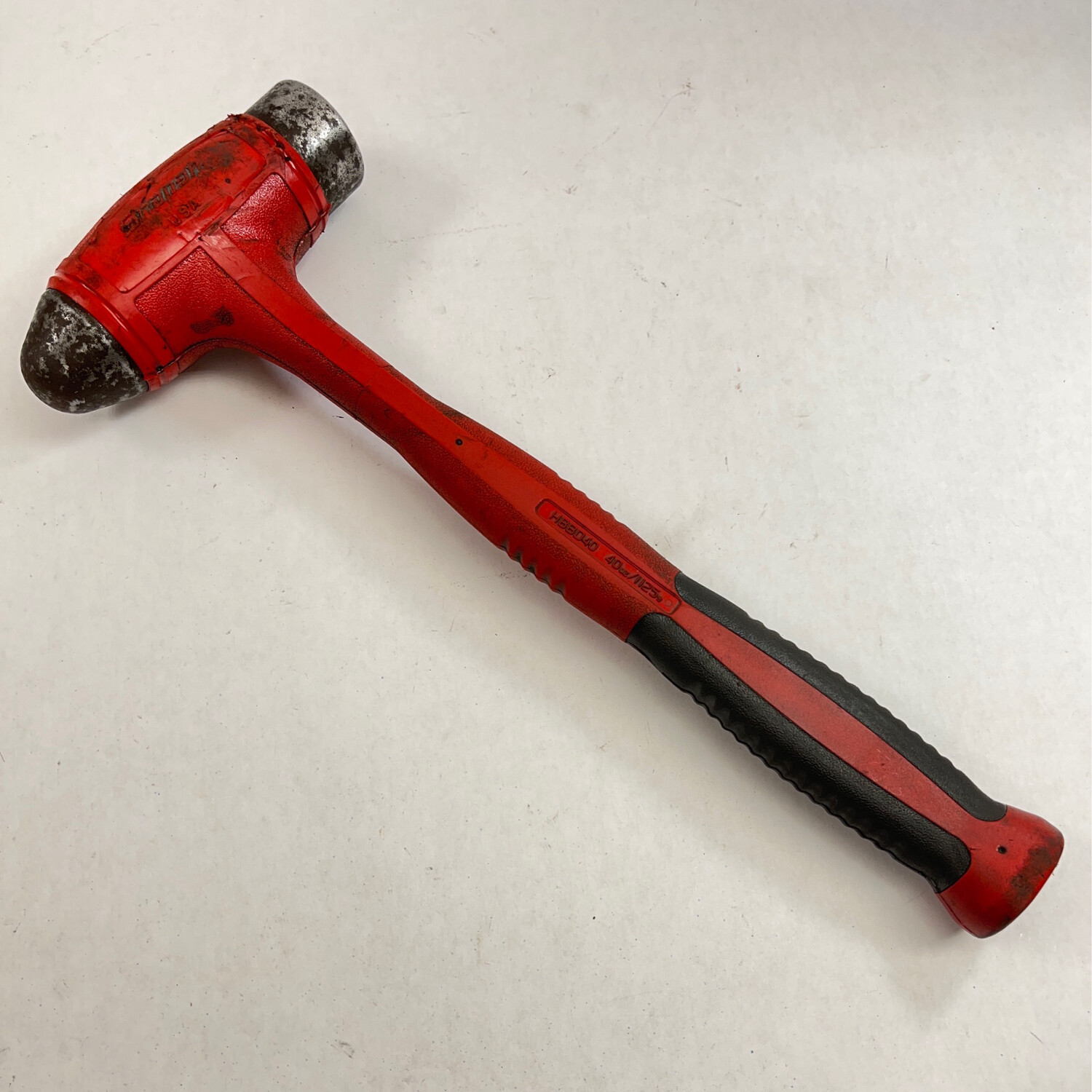 Snap On 40 oz Ball Peen Soft Grip Dead Blow Hammer, HBBD40 Shop Tool Swapper