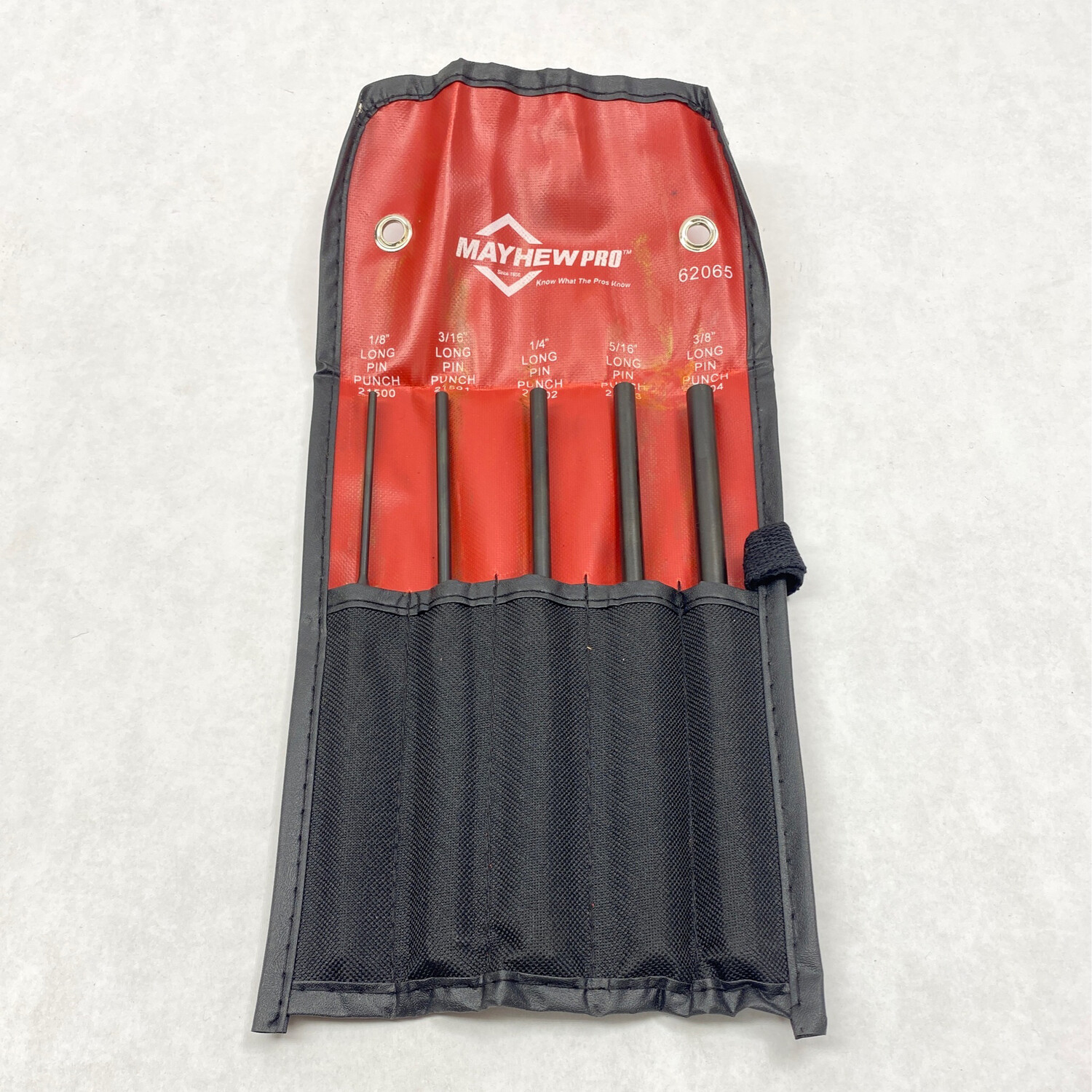 Mayhew Pro 5 Pc. Extra Long Pin Punch Set, 62065 Shop Tool Swapper