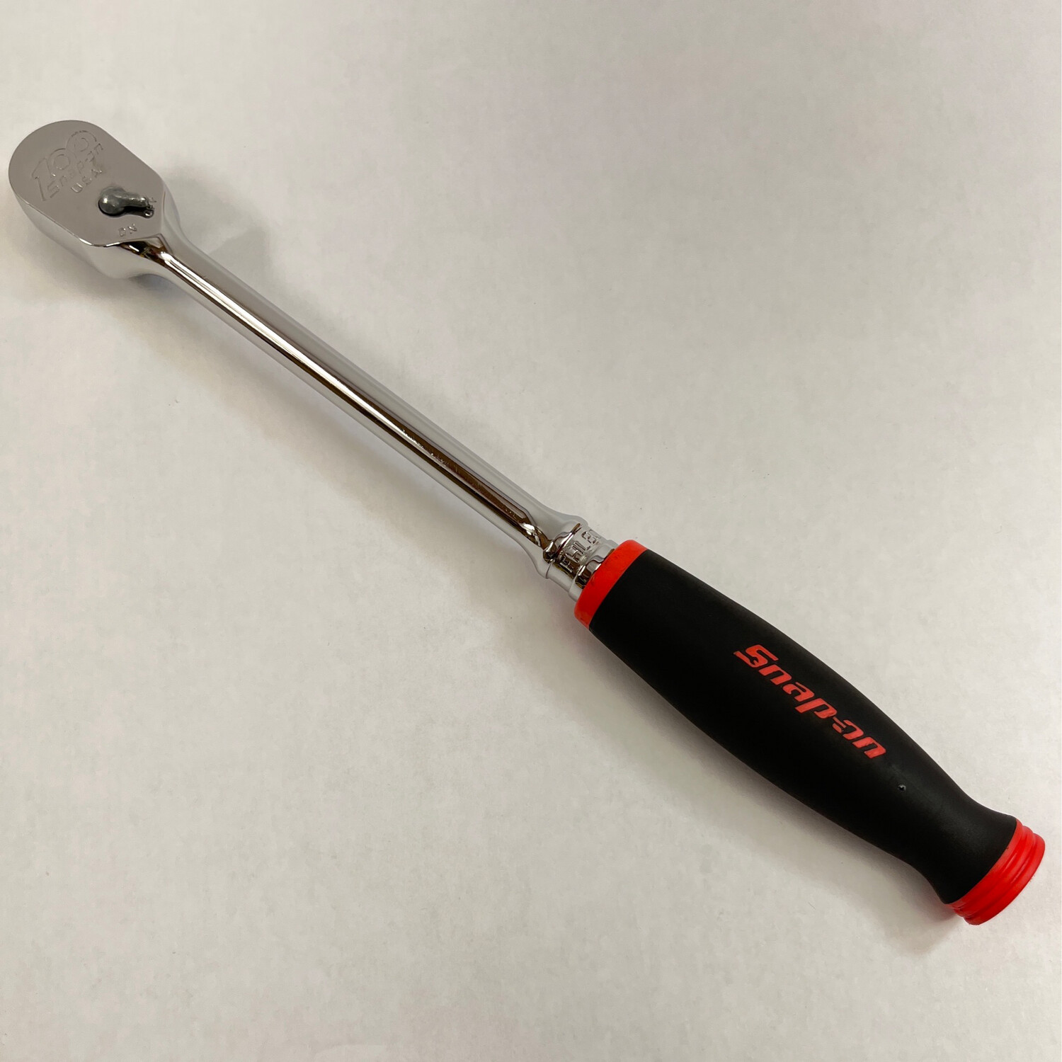 Snap On 100th Anniversary 3/8" Drive Dual 80 Technology Soft Grip Long Handle Ratchet, FHL80