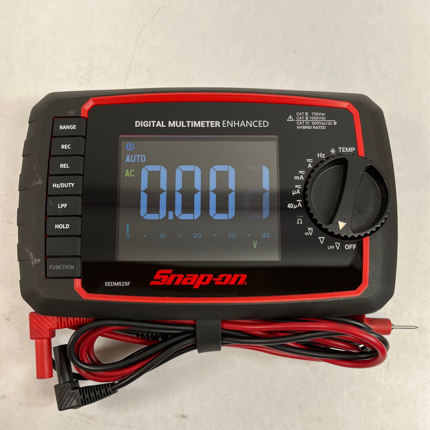 Snap On Enhanced Multimeter TRMSColor, EEDM525F Shop Tool Swapper