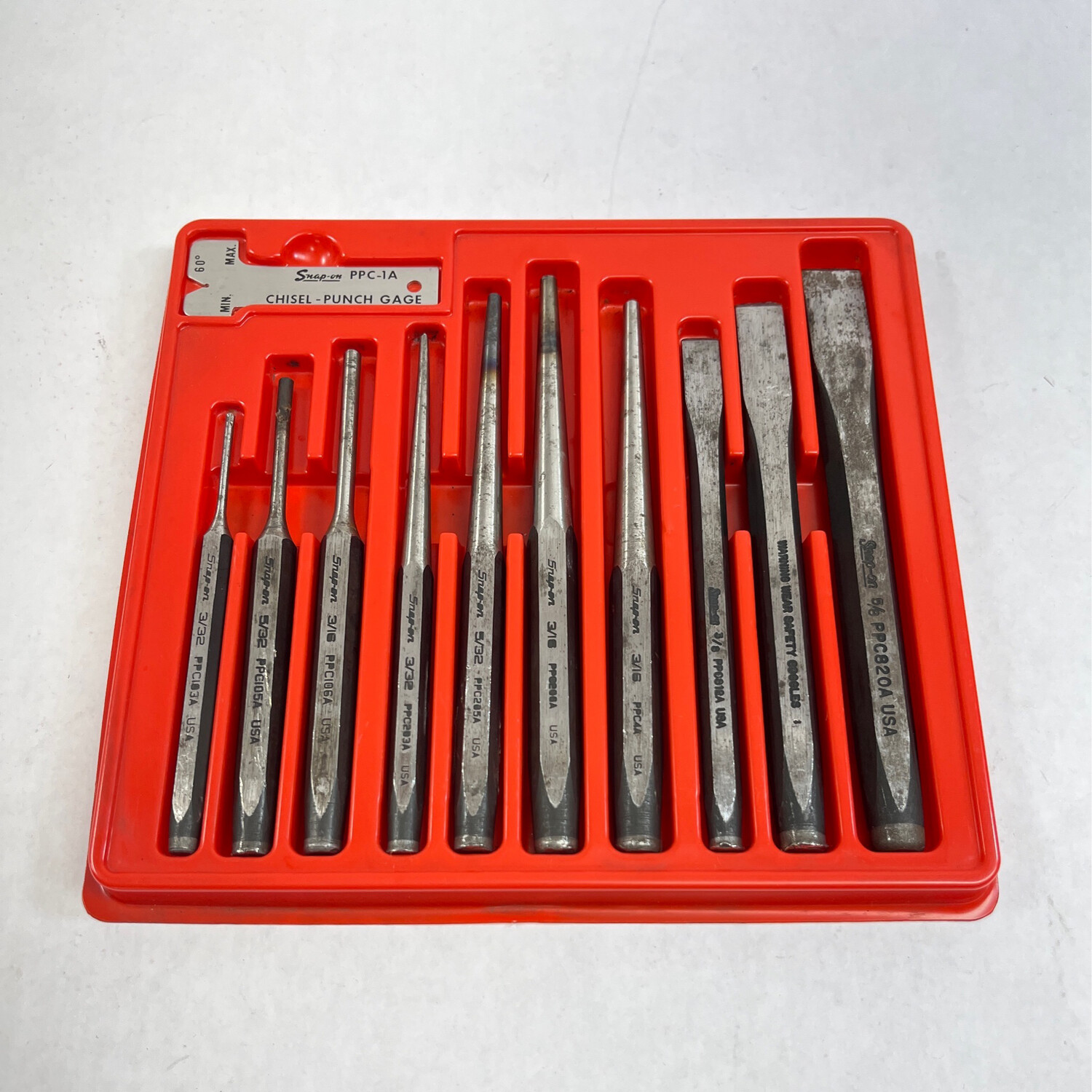 Snap On 11 Pc. Punch and Chisel Set, Shop Tool Swapper