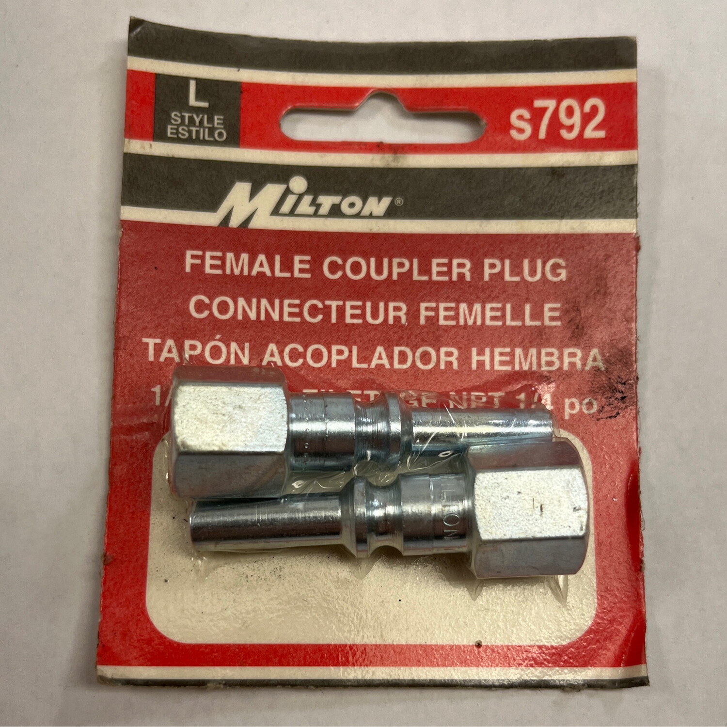 Milton 1/4” Female Coupler Plug, S792