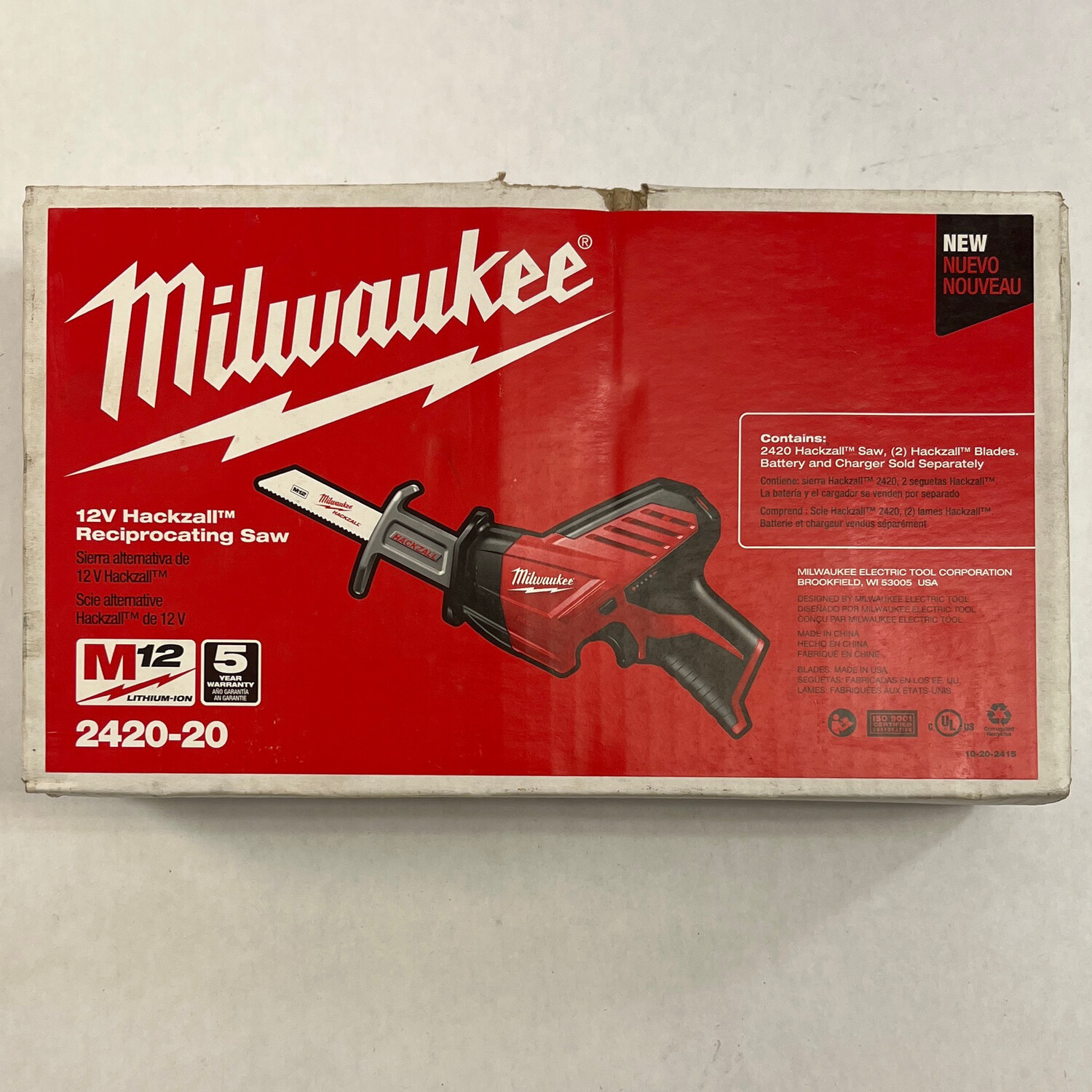 Milwaukee M12 Hack all Reciprocating Saw (Tool Only), 2420 Shop Tool  Swapper