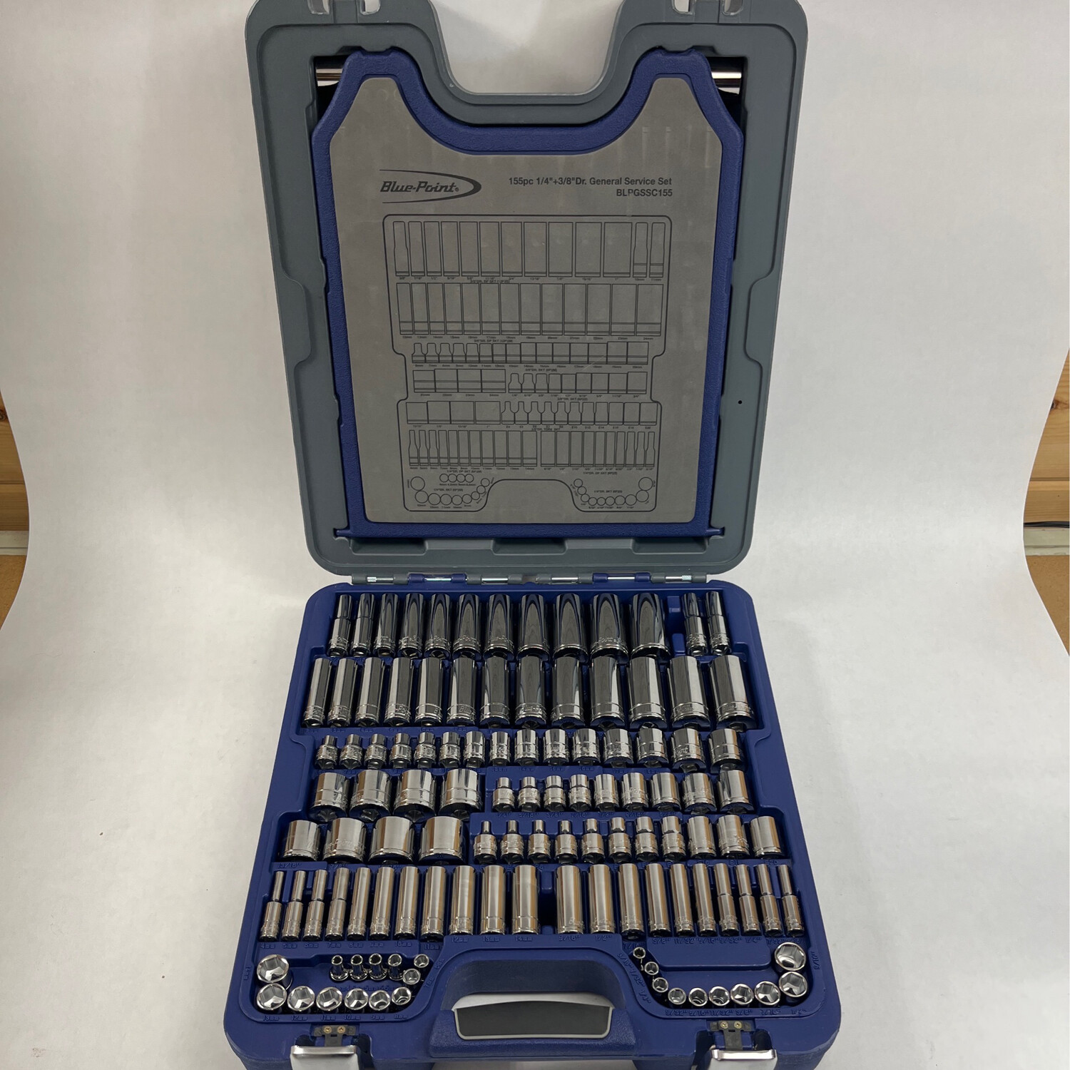Blue Point 155 Pc. Combination Drive SAE/ Metric General Service Set