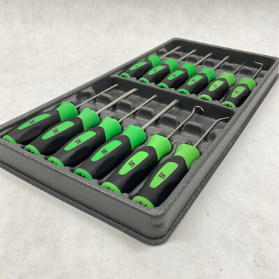 スナップオン MINI12PAKO セット Snap On 12 piece Mini Pick Screwdriver Set, SGMINI12AG