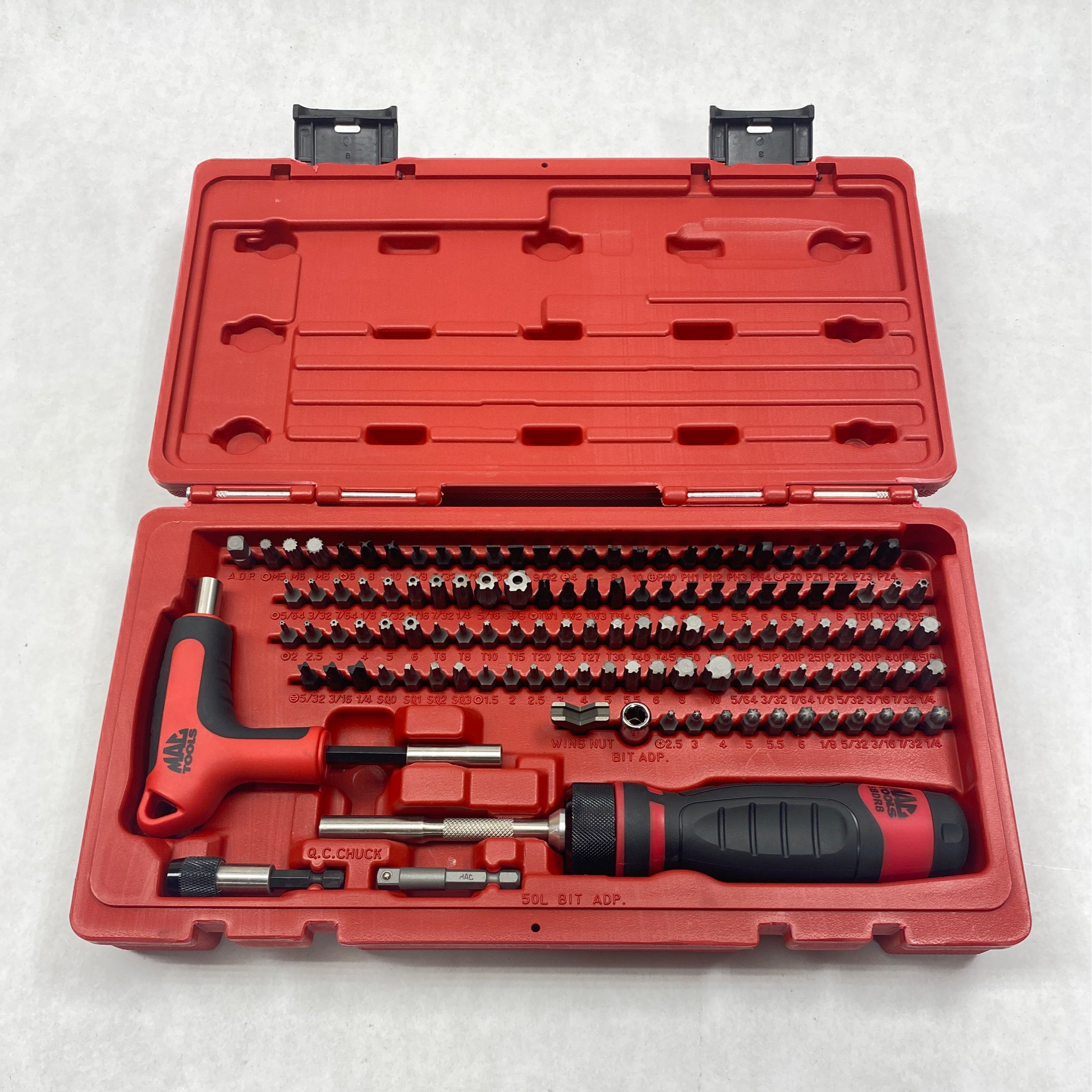 Mac Tools 121 Pc. RBRT Multi Bit Set SBDR121RBRT