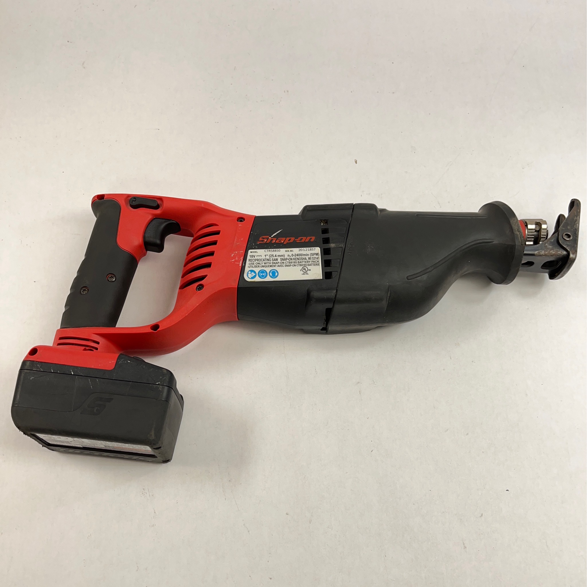 Snap On 18V MonsterLithium Cordless Reciprocating Saw w Battery CTRS8850