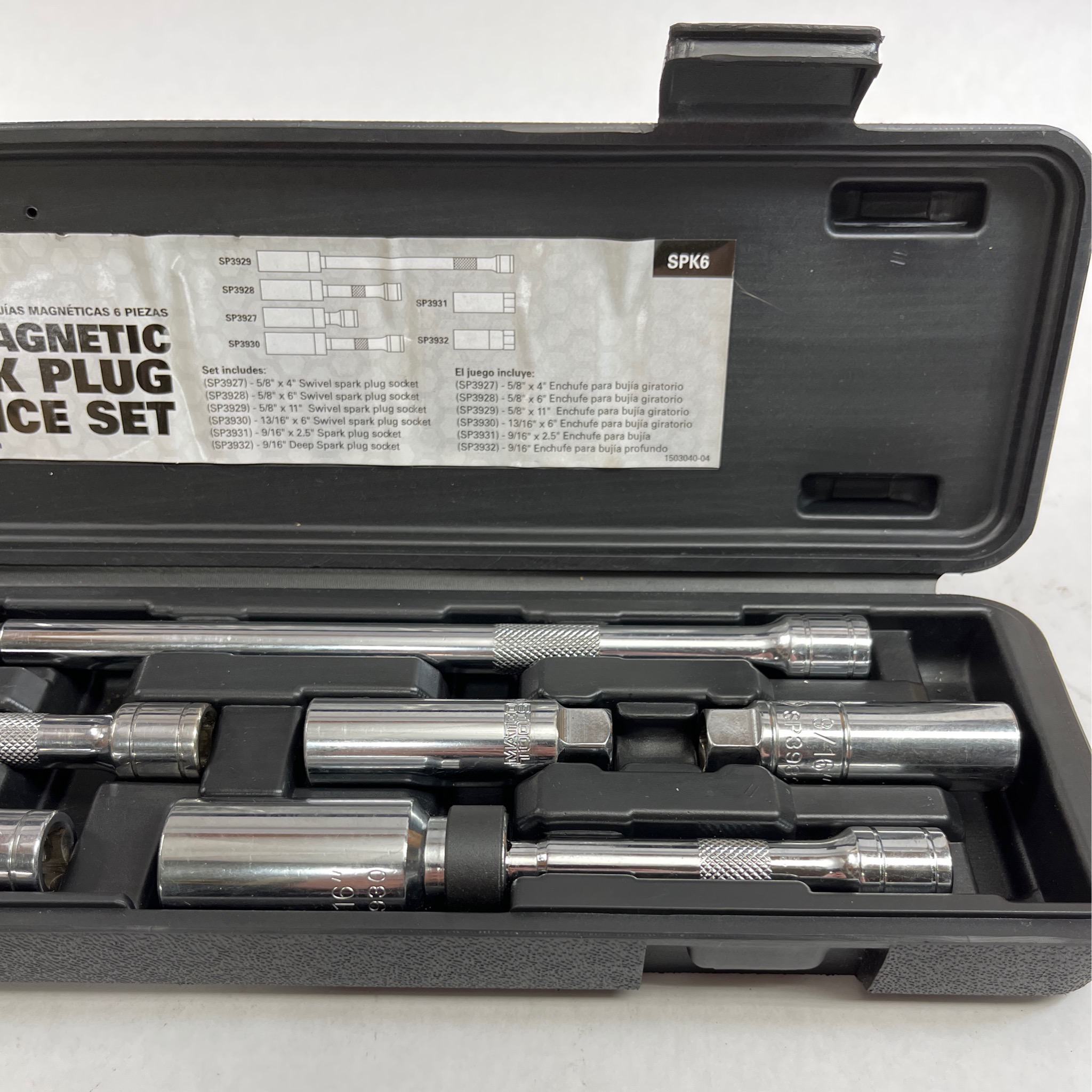 Matco Tools 6 Pc. Magnetic Spark Plug Service Set SPK6
