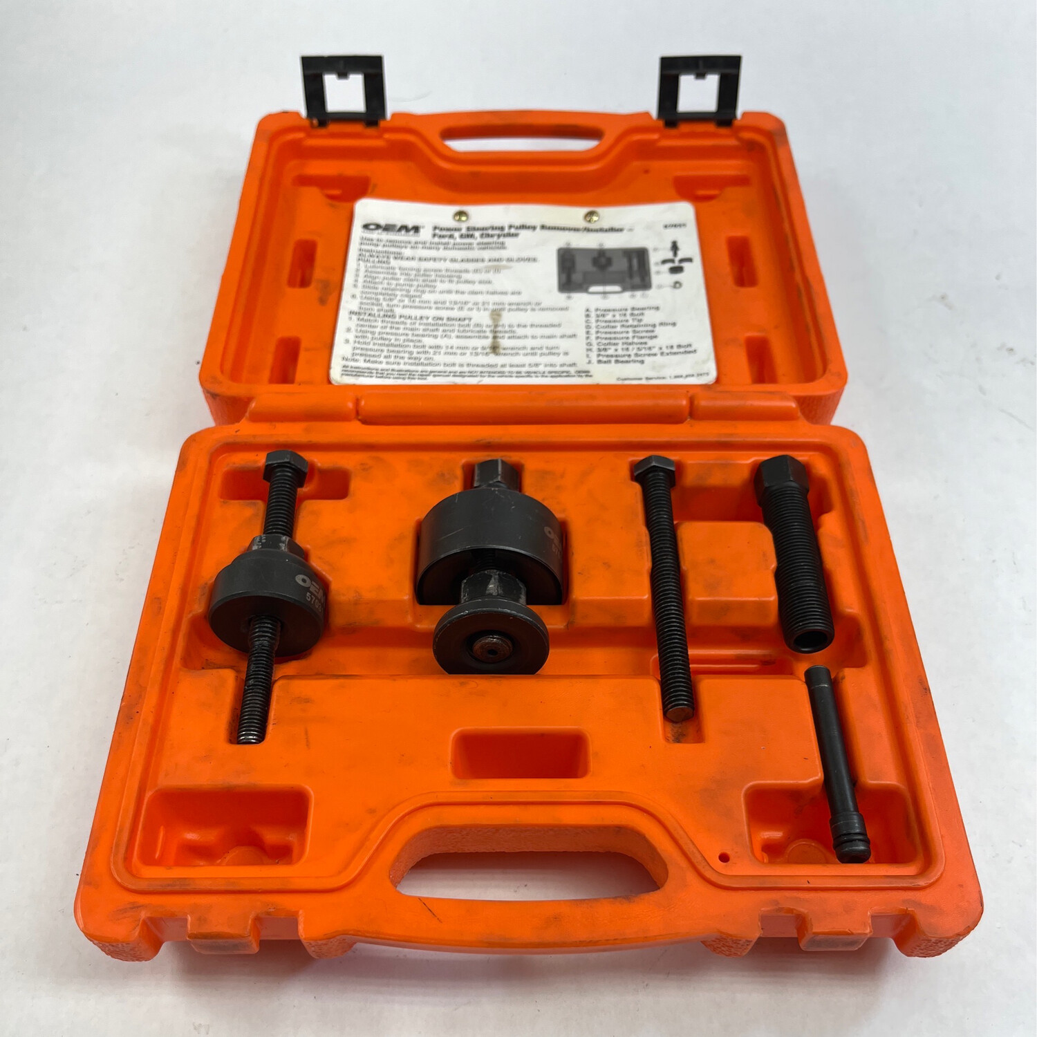 OEM Tools Power Steering Pulley Remover/Installer Ford, GM, Chrysler