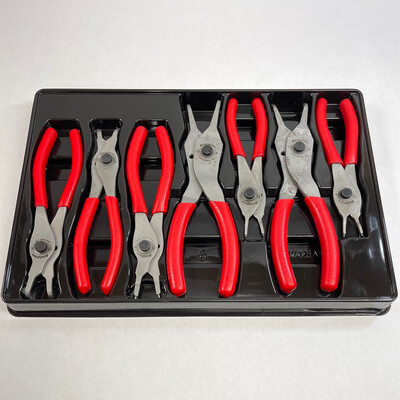 Snap On 7 Pc. Snap Ring Pliers Set, SRPCR107