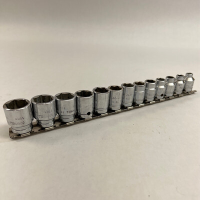 Cornwell Tools 13 Pc. 3/8” Drive Metric Socket Set (6–18mm)