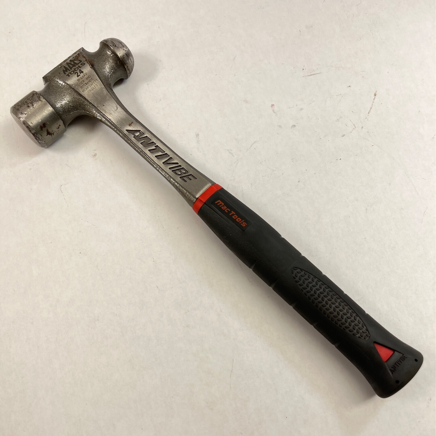 Mac Tools AntiVibe 24 Oz Ball Peen Hammer, BH24AV Shop Tool Swapper