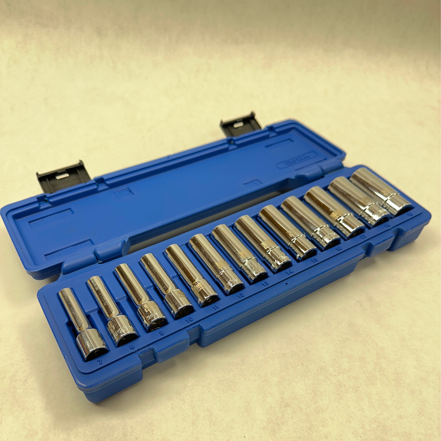 Cornwell Tools 13 Piece 3/8” Drive bluePOWER® Metric Deep 6 Point ...