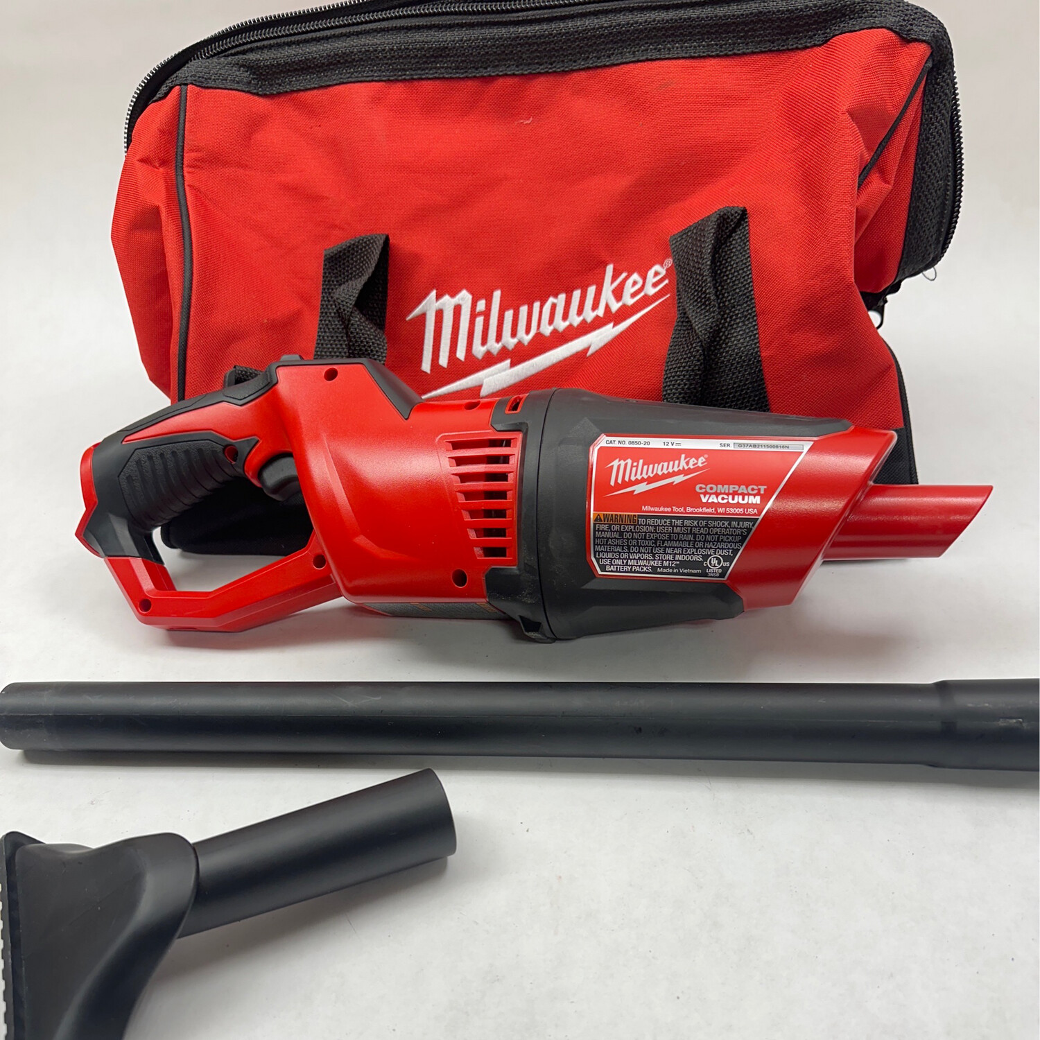 Milwaukee M12 Compact Vacuum Bag, 0850-30