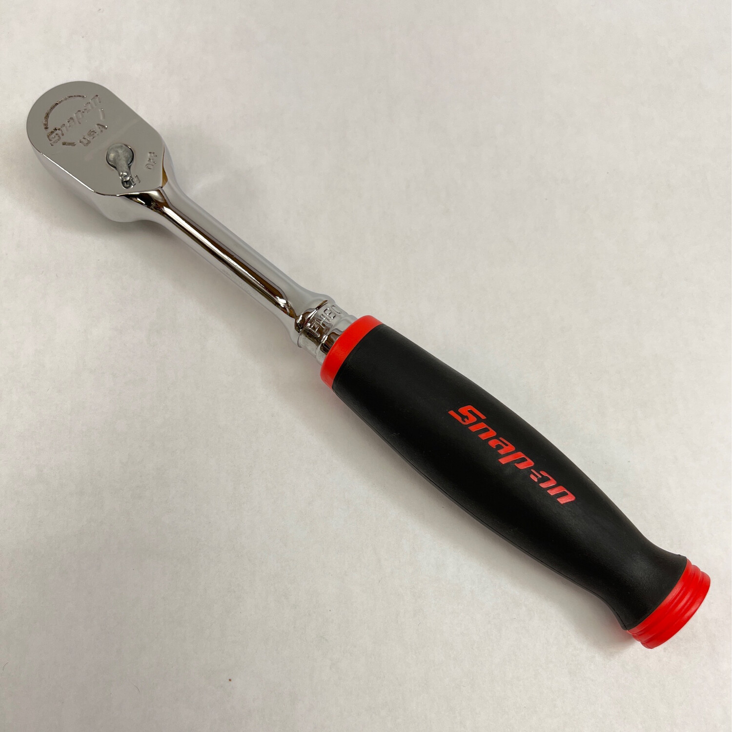 Snap On 3/8" Drive Dual 80 Technology Soft Grip Standard Handle Ratchet, FH80 Shop Tool Swapper