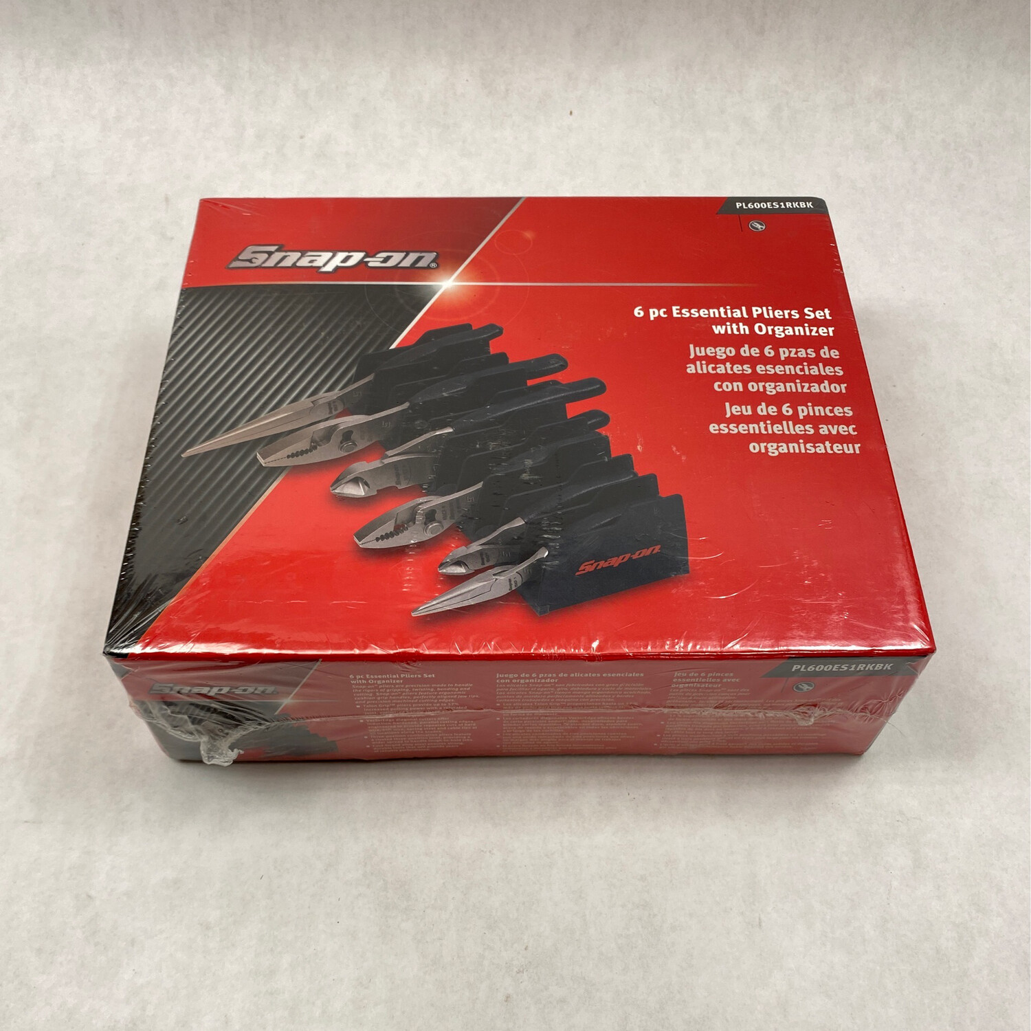 Snap On 6 Pc. Essential Pliers Set With Organizer, PL609ES1RKBK Shop Tool Swapper