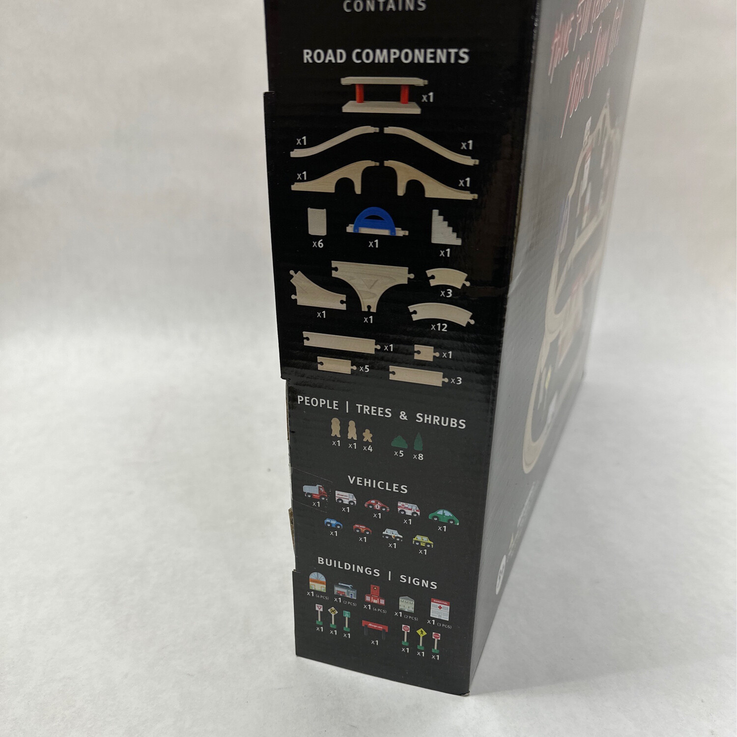 Snap On 90pc Deluxe Wooden Road Set