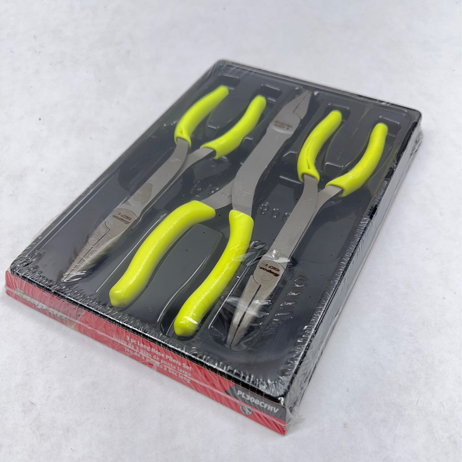 Snap On 3pc Long Nose Pliers Set, PL308CFHV Shop Tool Swapper