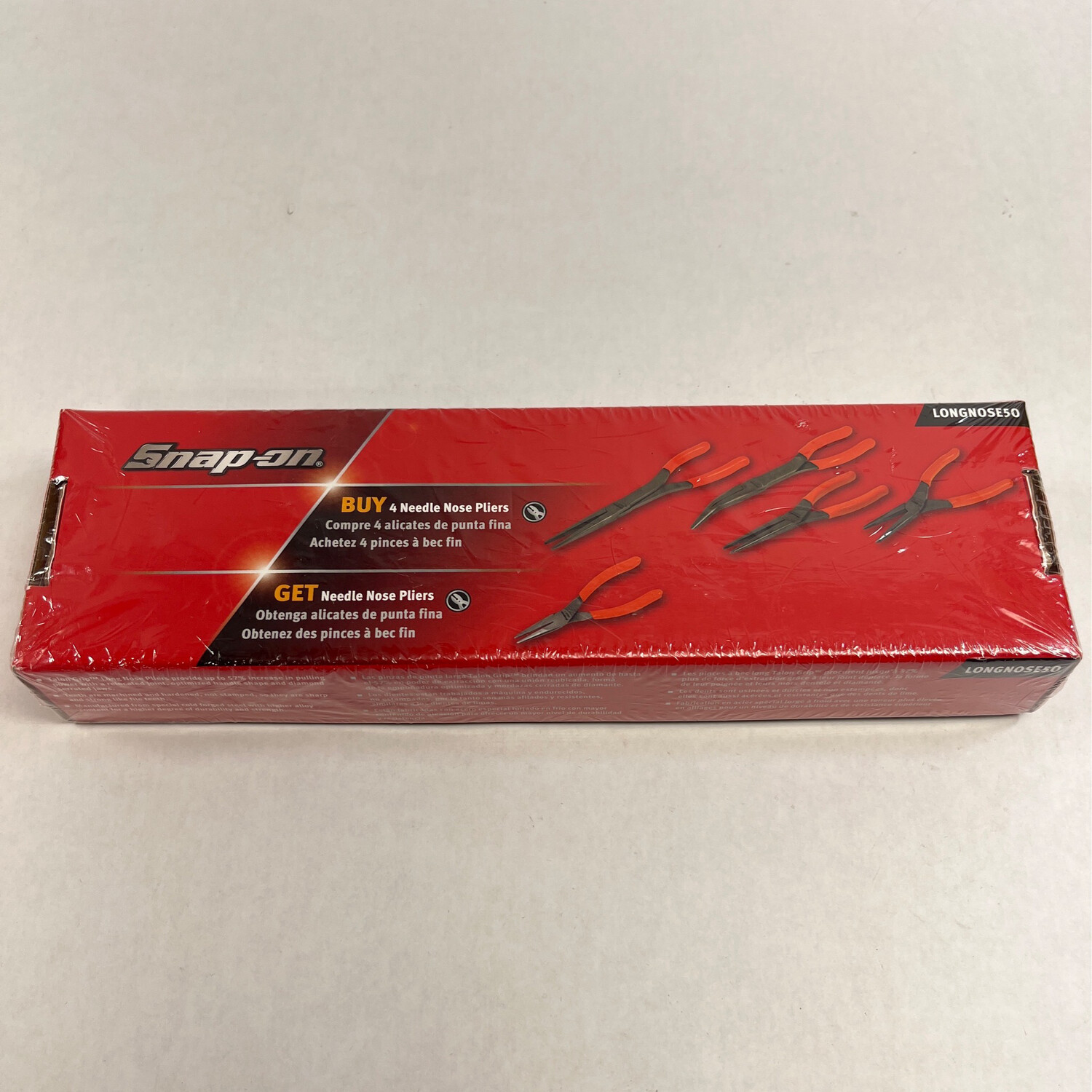 Snap On 5 Pc. Needle Nose Pliers, LONGNOSE5HV Shop Tool Swapper