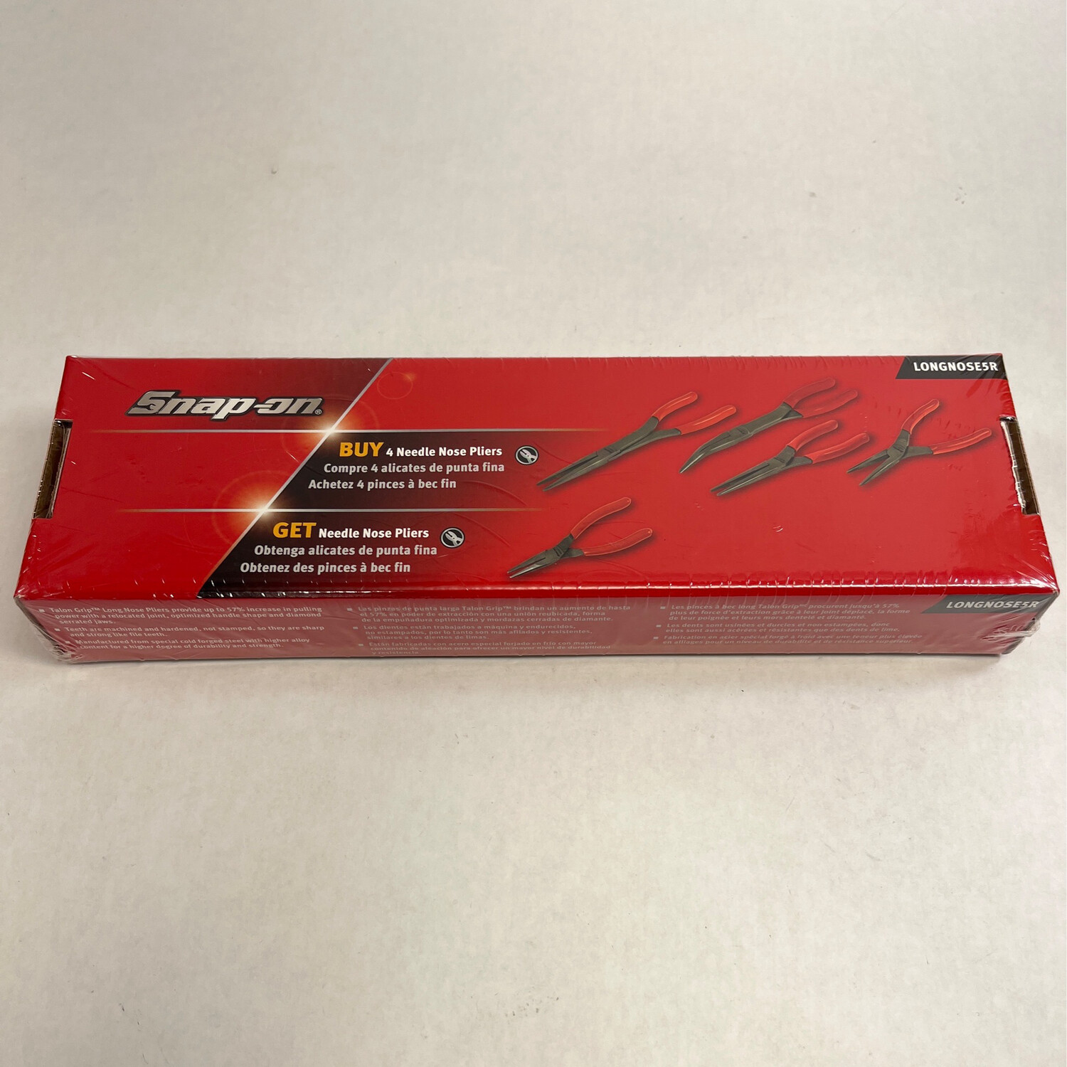 Snap On 5 Pc. Needle Nose Pliers, LONGNOSE5R Shop Tool Swapper