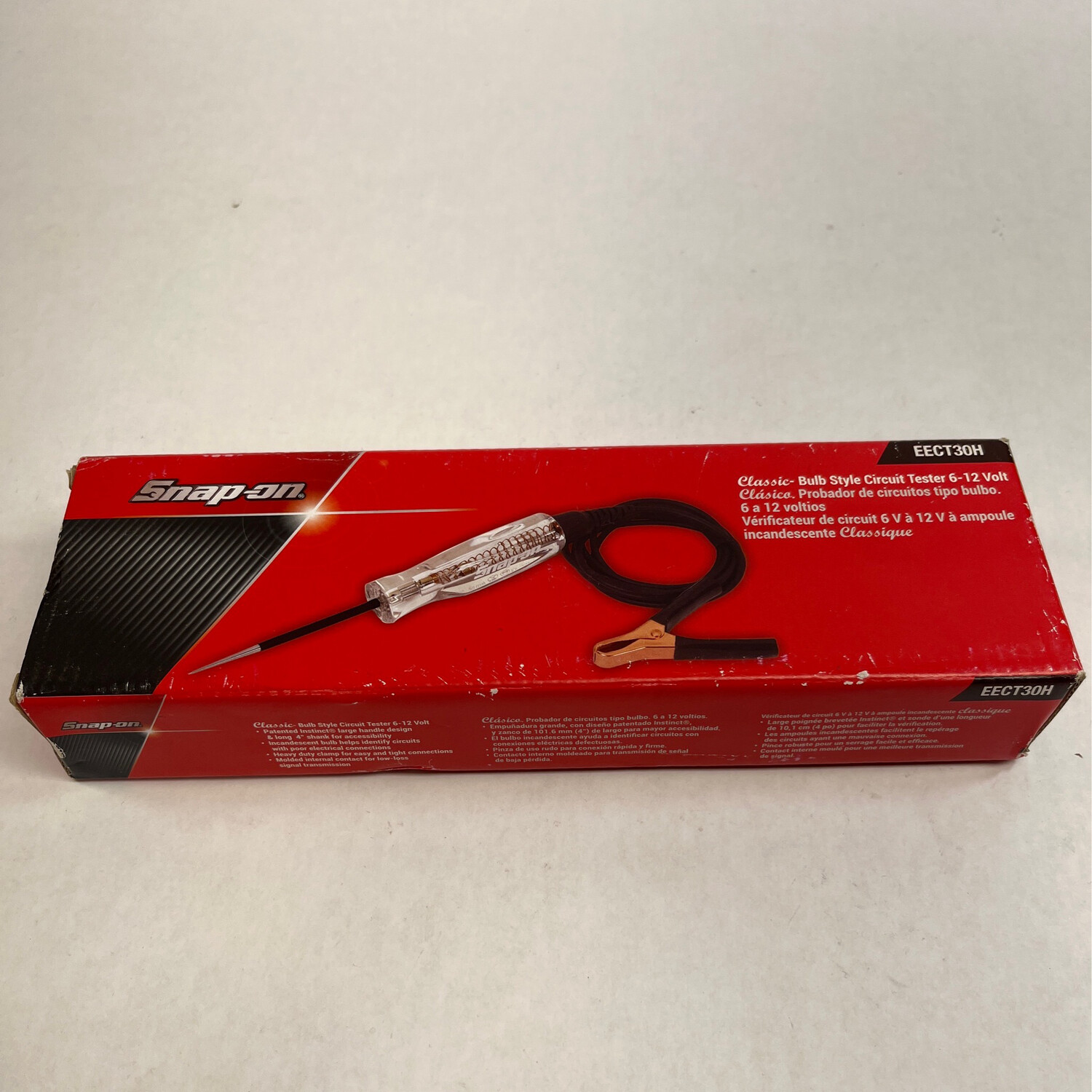 Snap On 6/12 V Classic Bulb Circuit Tester, EECT30H