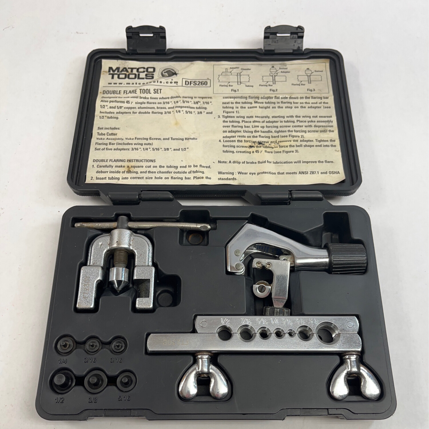 Matco Tools Double Flare Tool Set, DFS260 - Shop - Tool Swapper